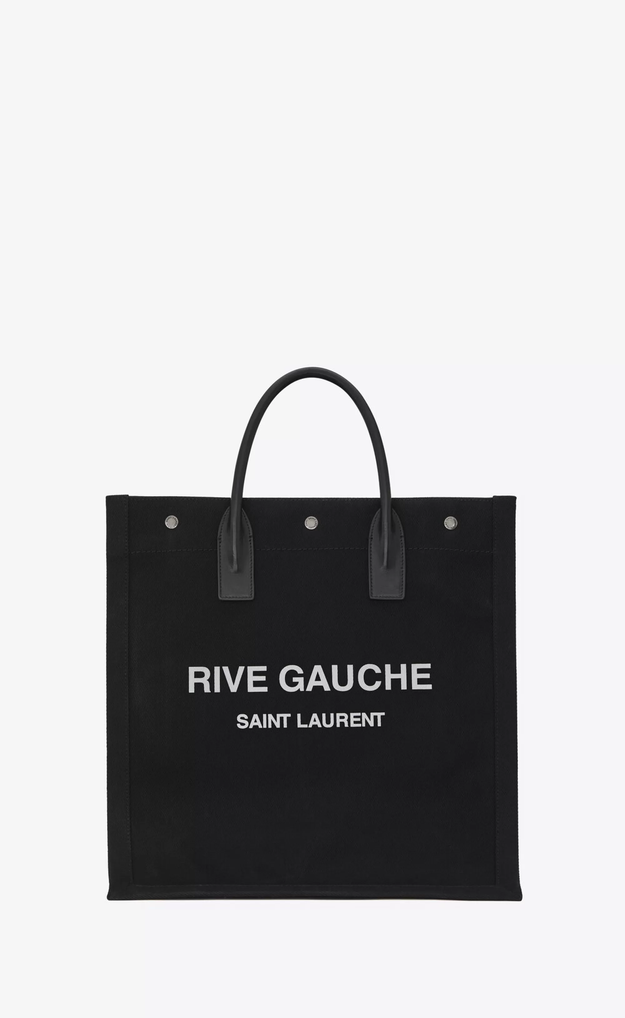 Saint Laurent SHOPPING BAGS^RIVE GAUCHE North/South Tote Bag In Printed Canvas And Leather | | YSL.com