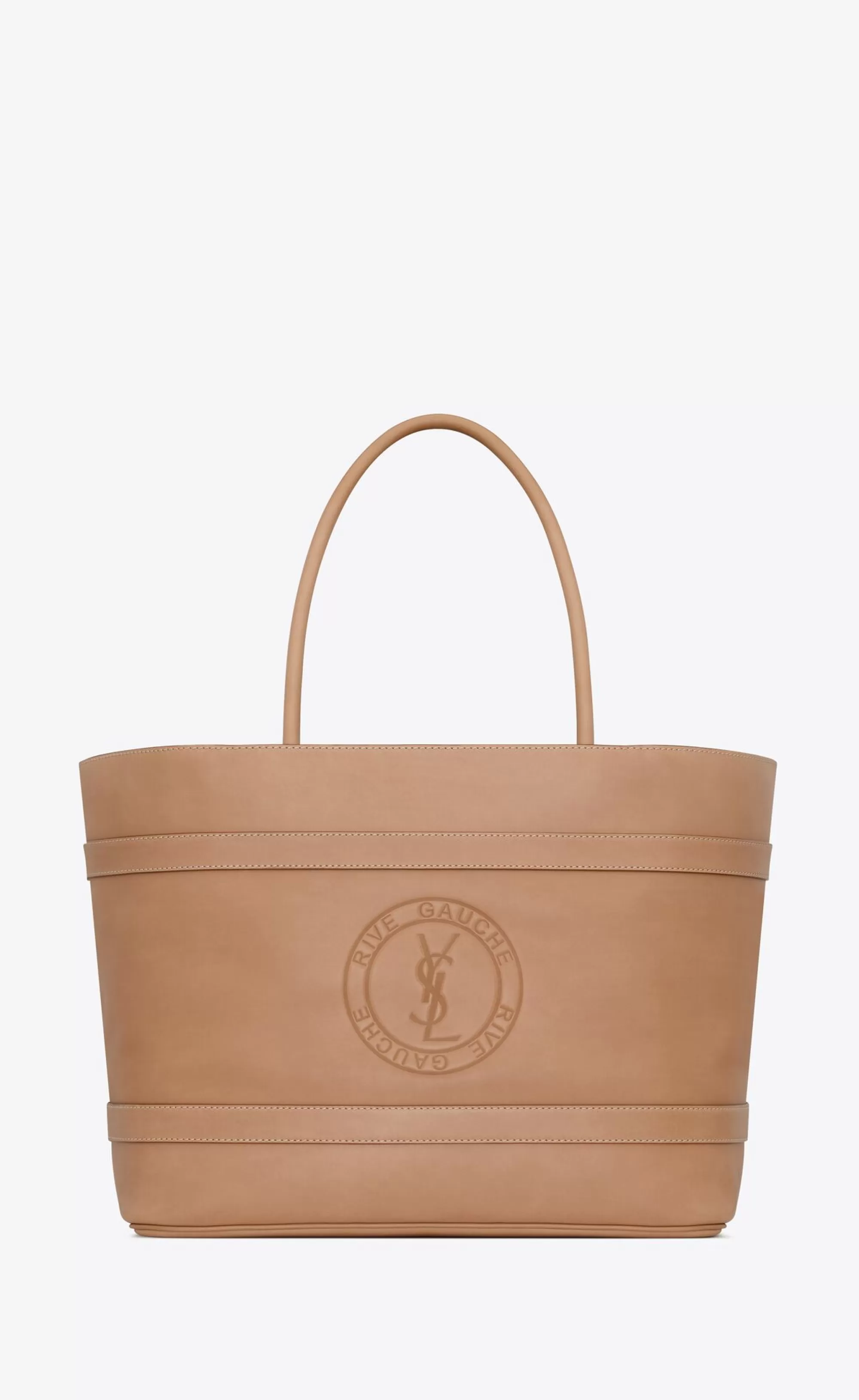 Saint Laurent SHOPPING BAGS^RIVE GAUCHE Tote Bag In Vegetable-tanned Leather | | YSL.com