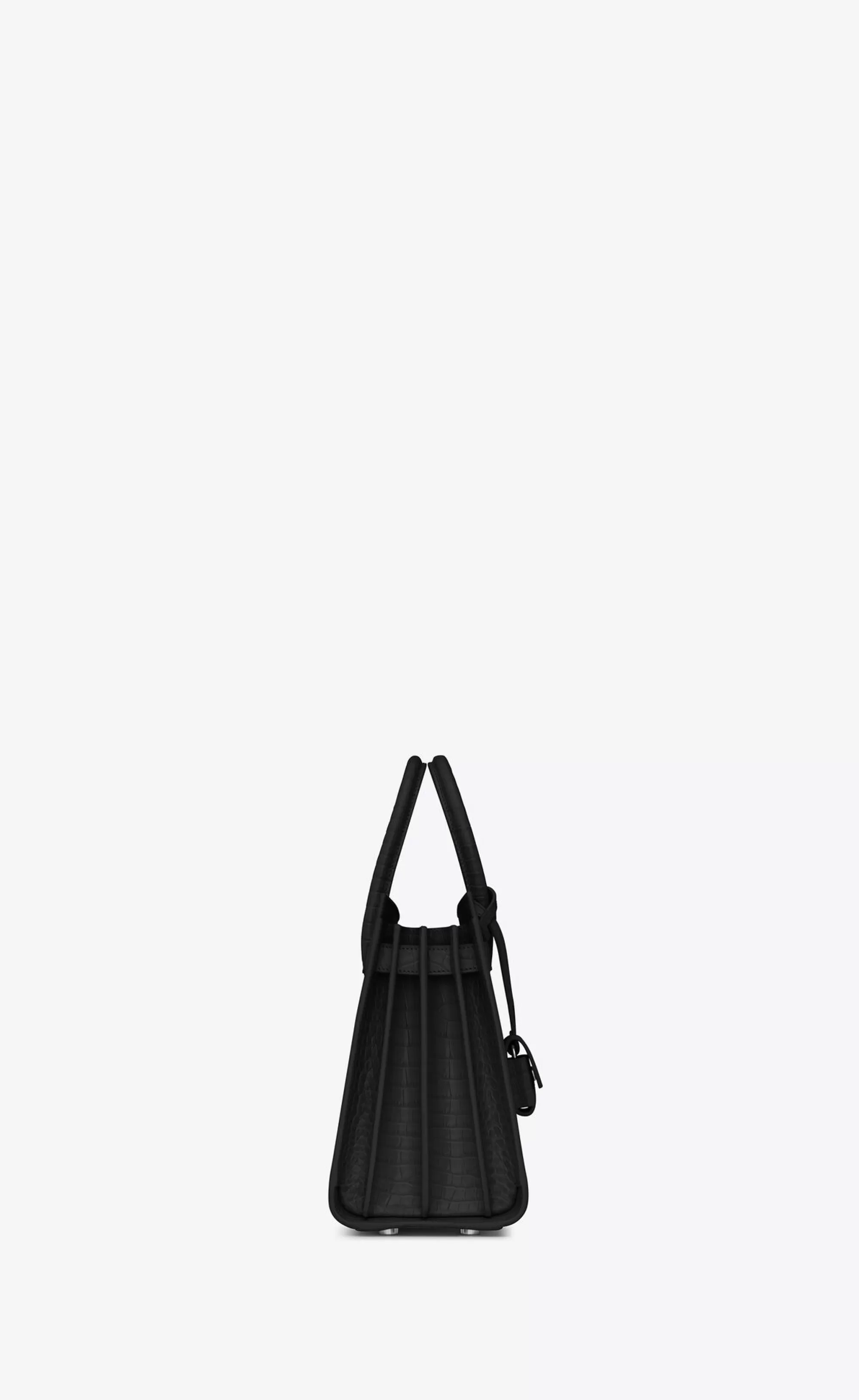 Women Saint Laurent TOP HANDLES | SAC DE JOUR^SAC DE JOUR BABY IN EMBOSSED CROCODILE LEATHER | | YSL.com