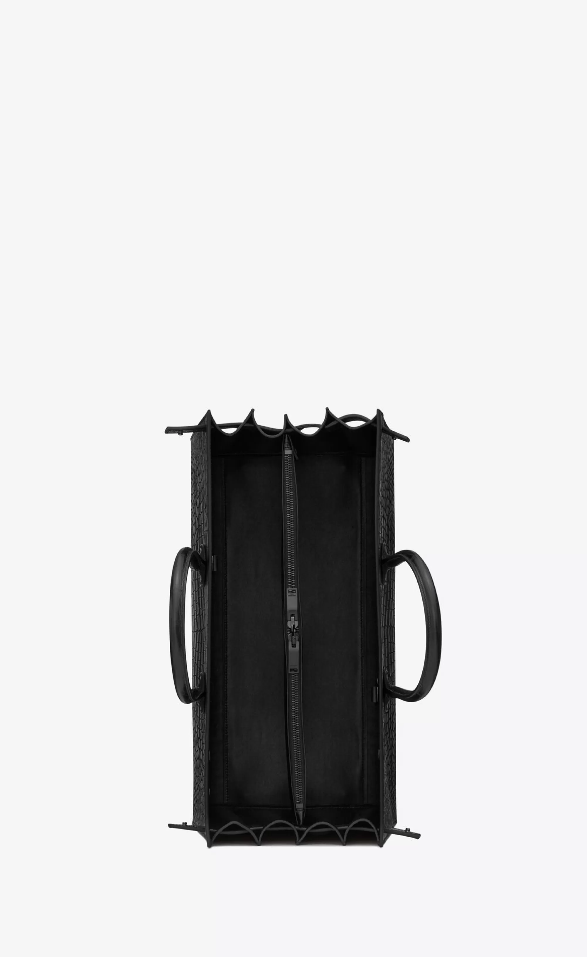 Saint Laurent SAC DE JOUR^Sac De Jour LARGE In Crocodile-embossed Leather | | YSL.com