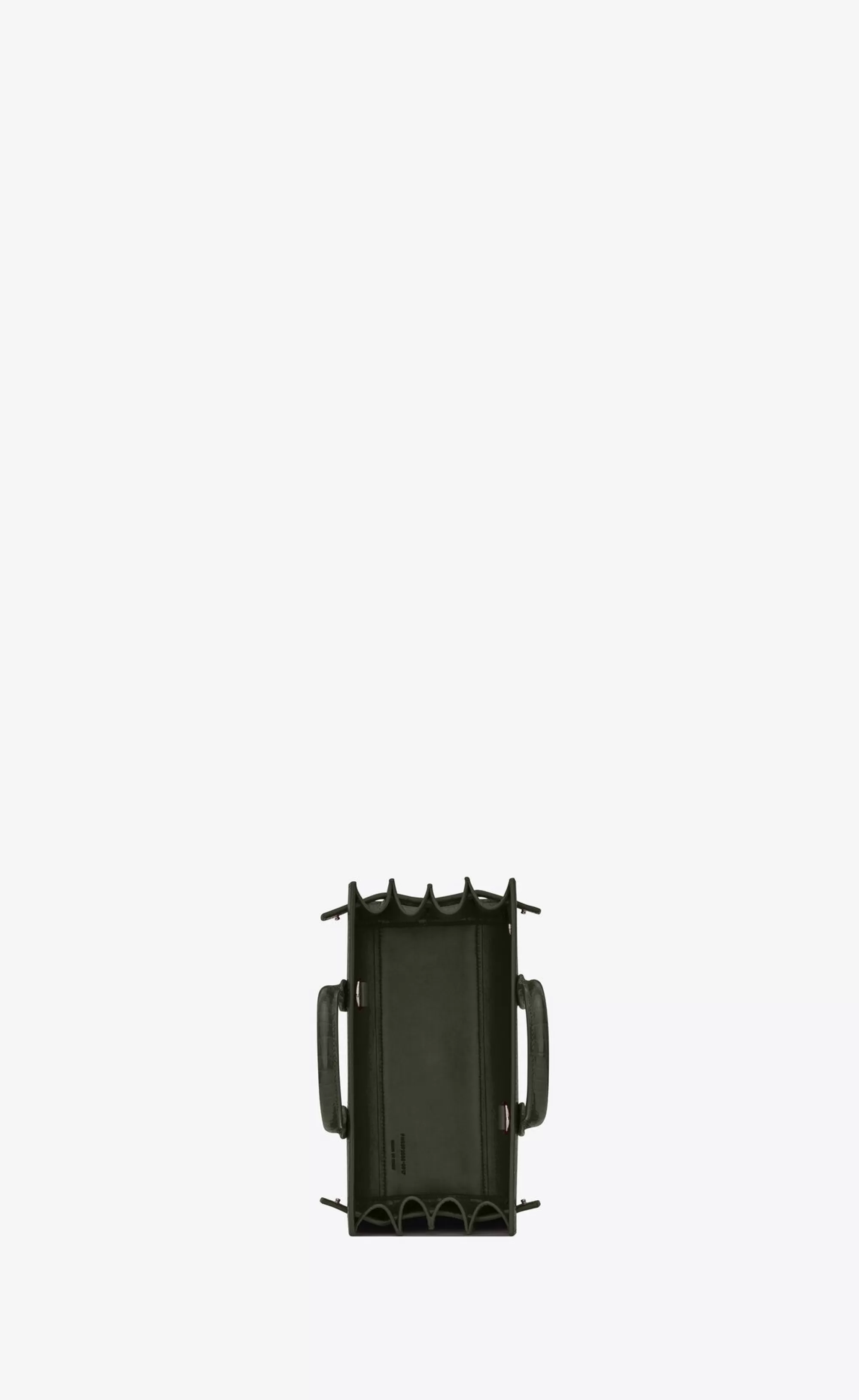 Women Saint Laurent SAC DE JOUR | TOP HANDLES^SAC DE JOUR NANO IN CROCODILE EMBOSSED LEATHER | | YSL.com