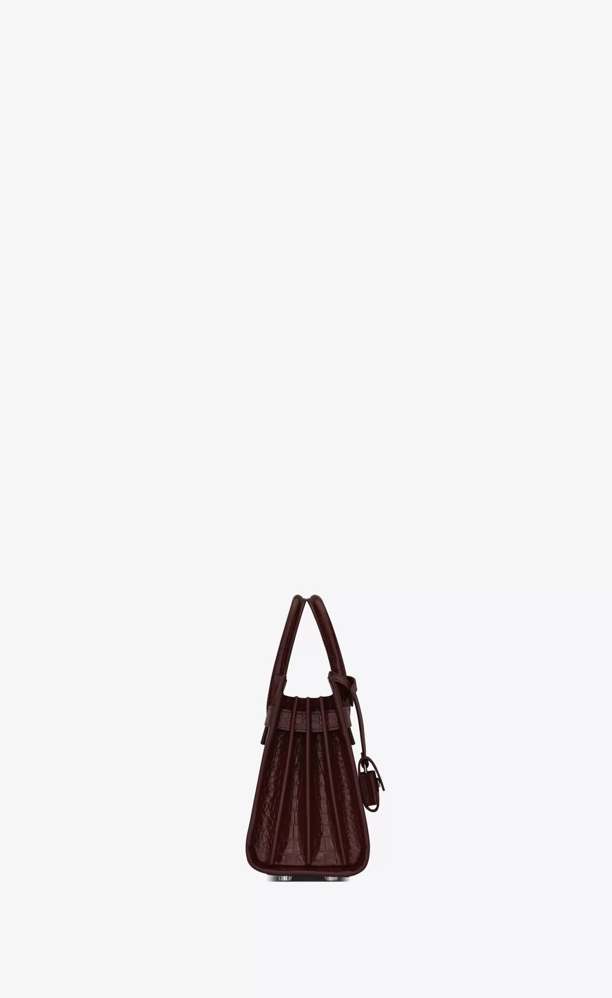 Women Saint Laurent TOP HANDLES | SAC DE JOUR^SAC DE JOUR NANO IN CROCODILE EMBOSSED LEATHER | | YSL.com