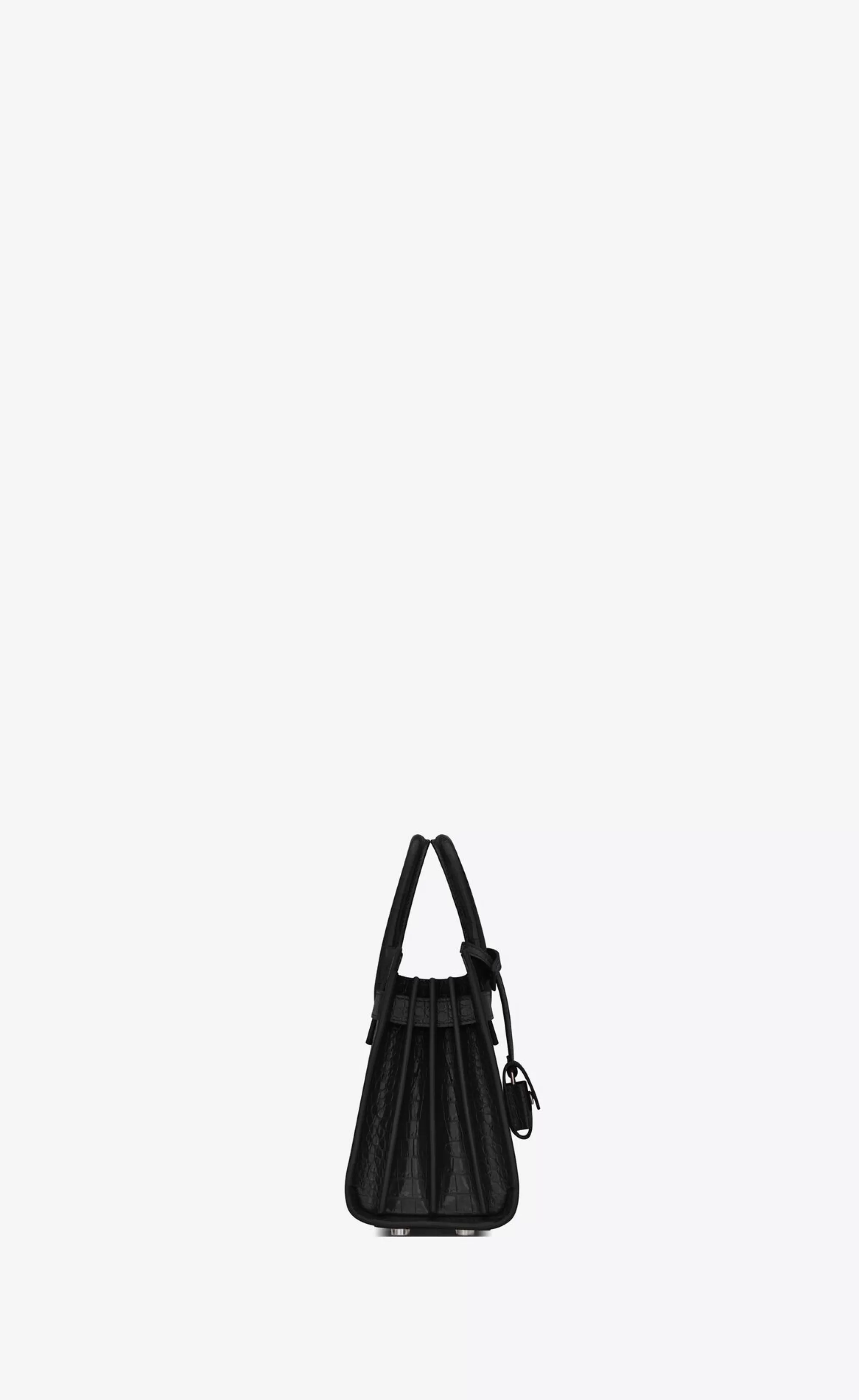 Women Saint Laurent TOP HANDLES | SAC DE JOUR^SAC DE JOUR NANO IN CROCODILE EMBOSSED LEATHER | | YSL.com