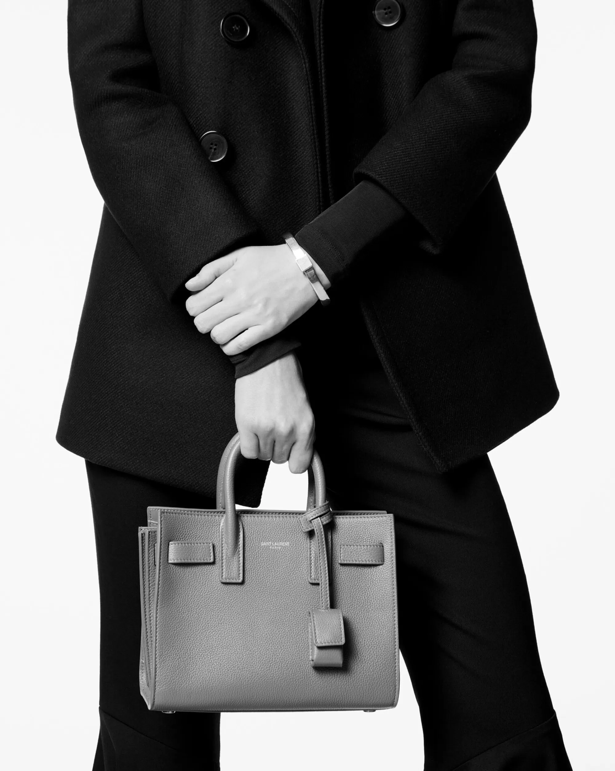 Women Saint Laurent SAC DE JOUR^SAC DE JOUR NANO IN GRAINED LEATHER | | YSL.com