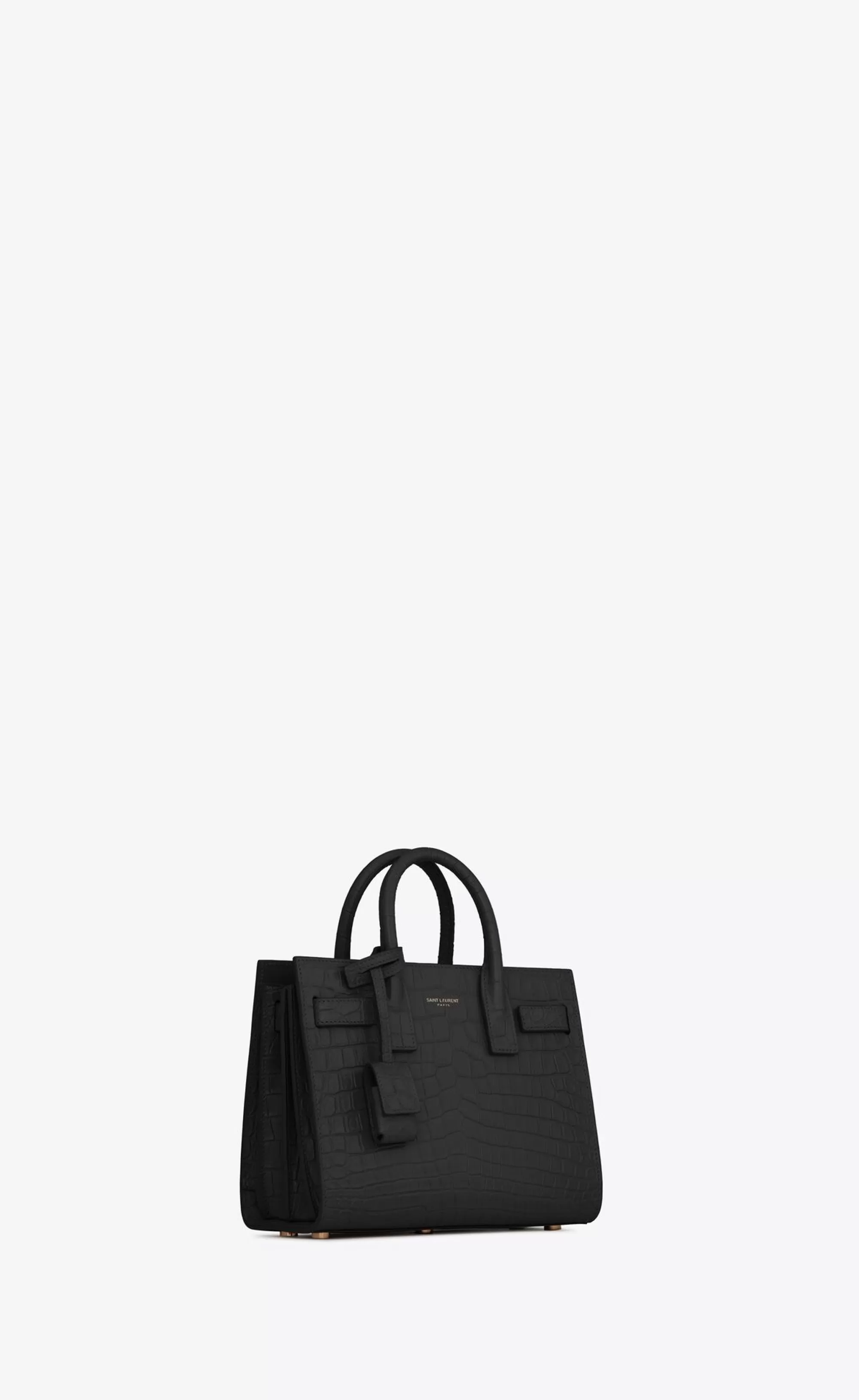 Women Saint Laurent SAC DE JOUR^SAC DE JOUR NANO IN MATTE CROCODILE EMBOSSED LEATHER | | YSL.com