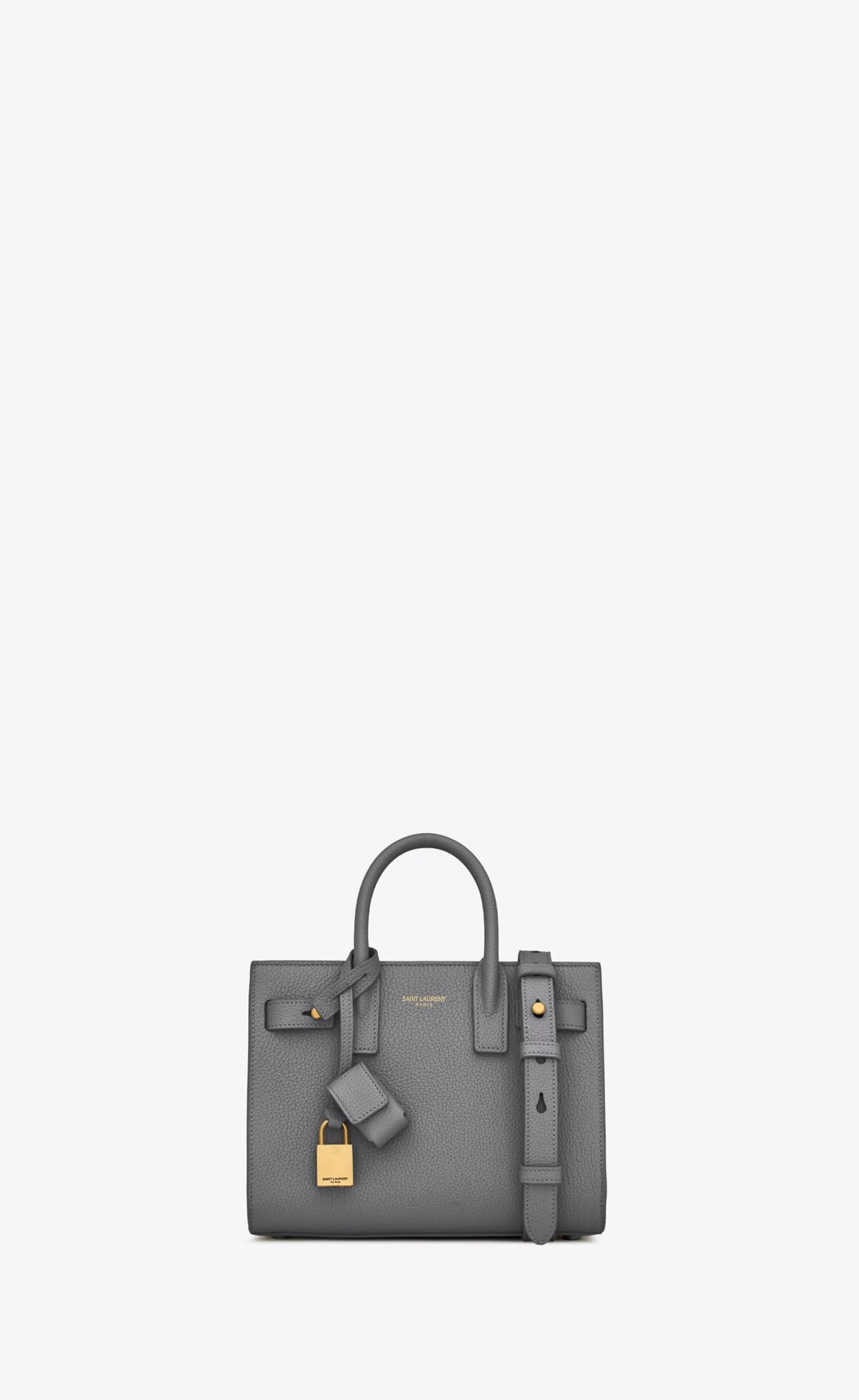 Women Saint Laurent TOP HANDLES | SAC DE JOUR^SAC DE JOUR NANO IN SUPPLE GRAINED LEATHER | | YSL.com