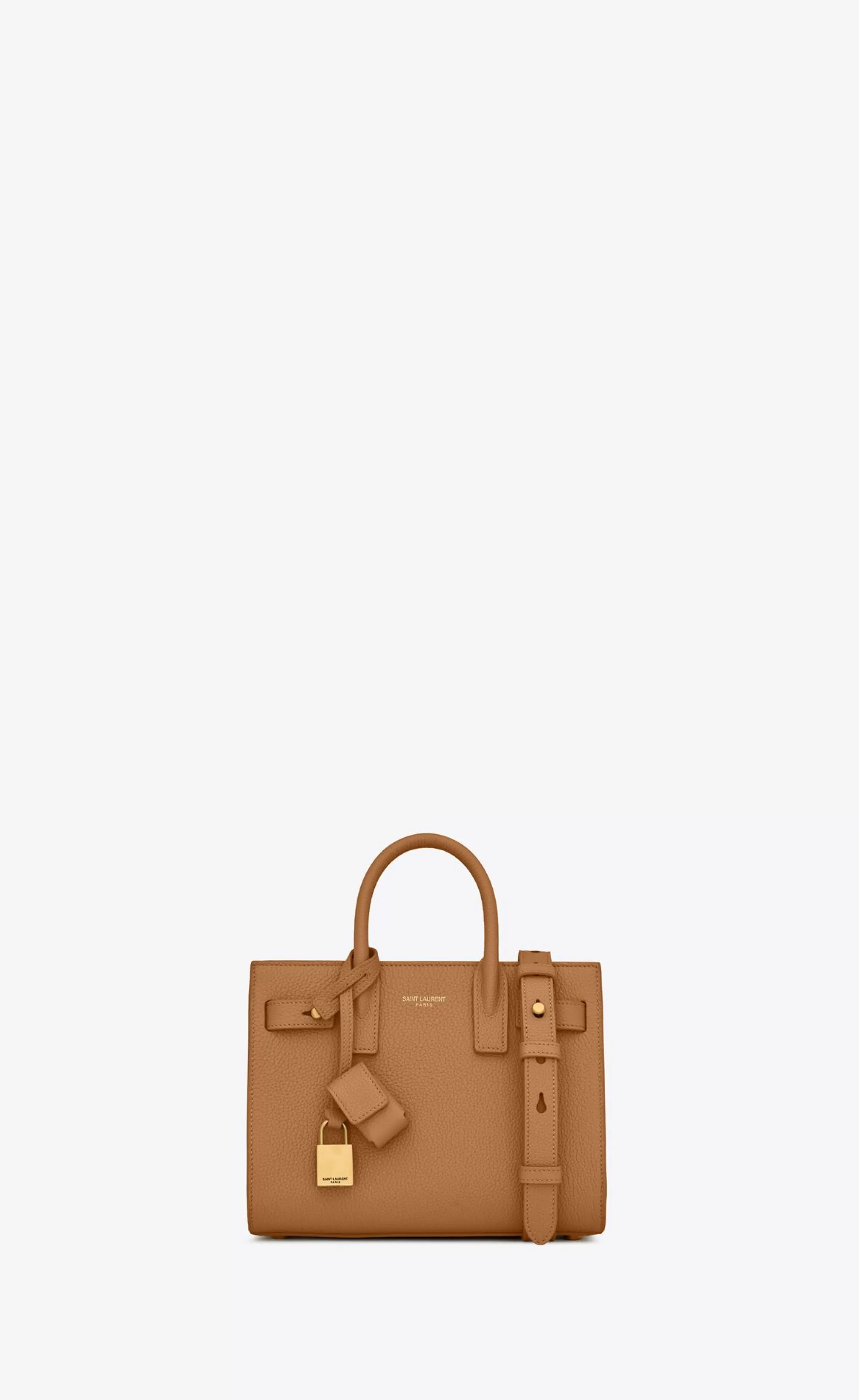 Women Saint Laurent TOP HANDLES | TOP HANDLES^SAC DE JOUR NANO IN SUPPLE GRAINED LEATHER | | YSL.com