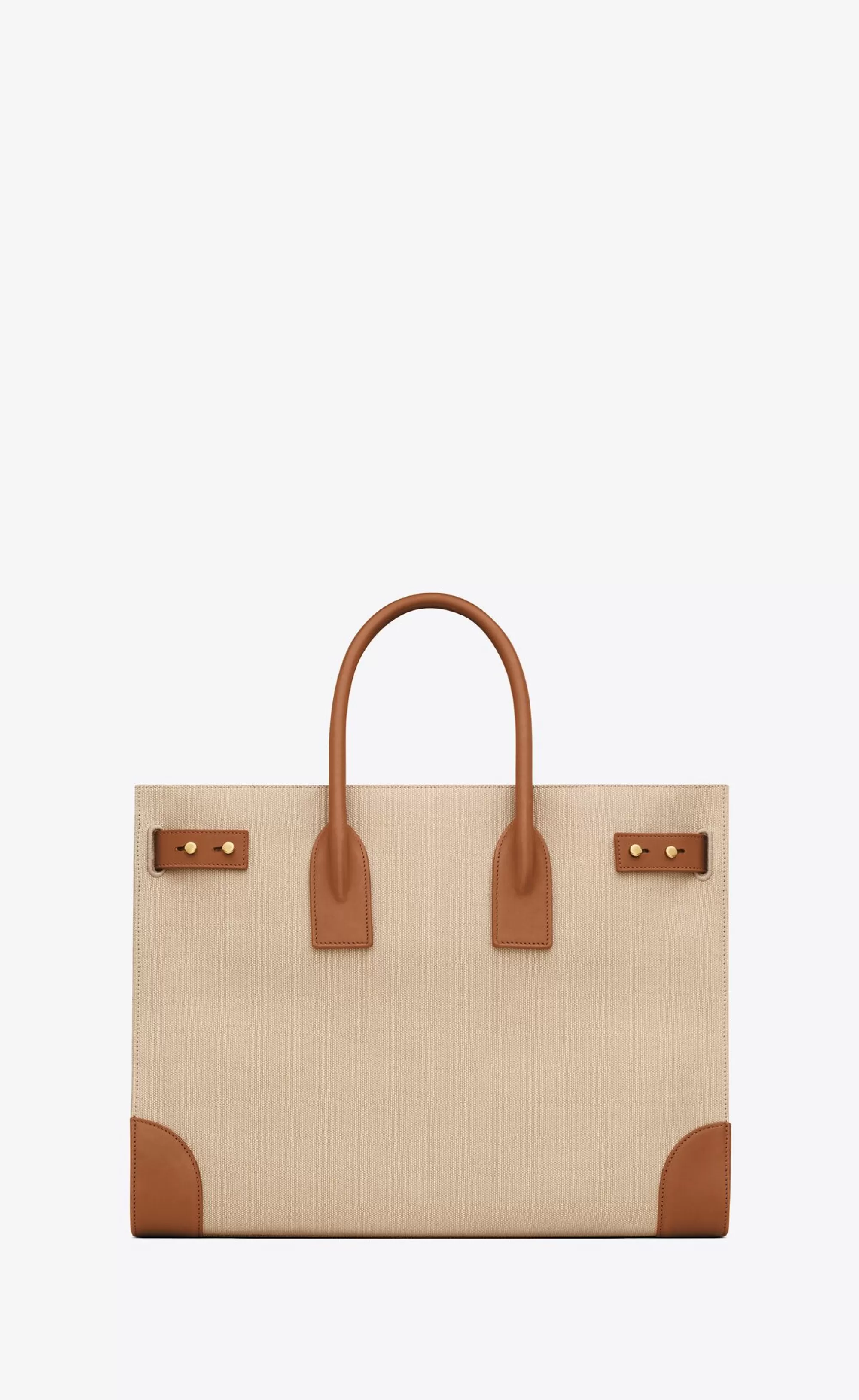 Saint Laurent SAC DE JOUR^SAC DE JOUR Thin Large In Canvas And Vegetable-tanned Leather | | YSL.com