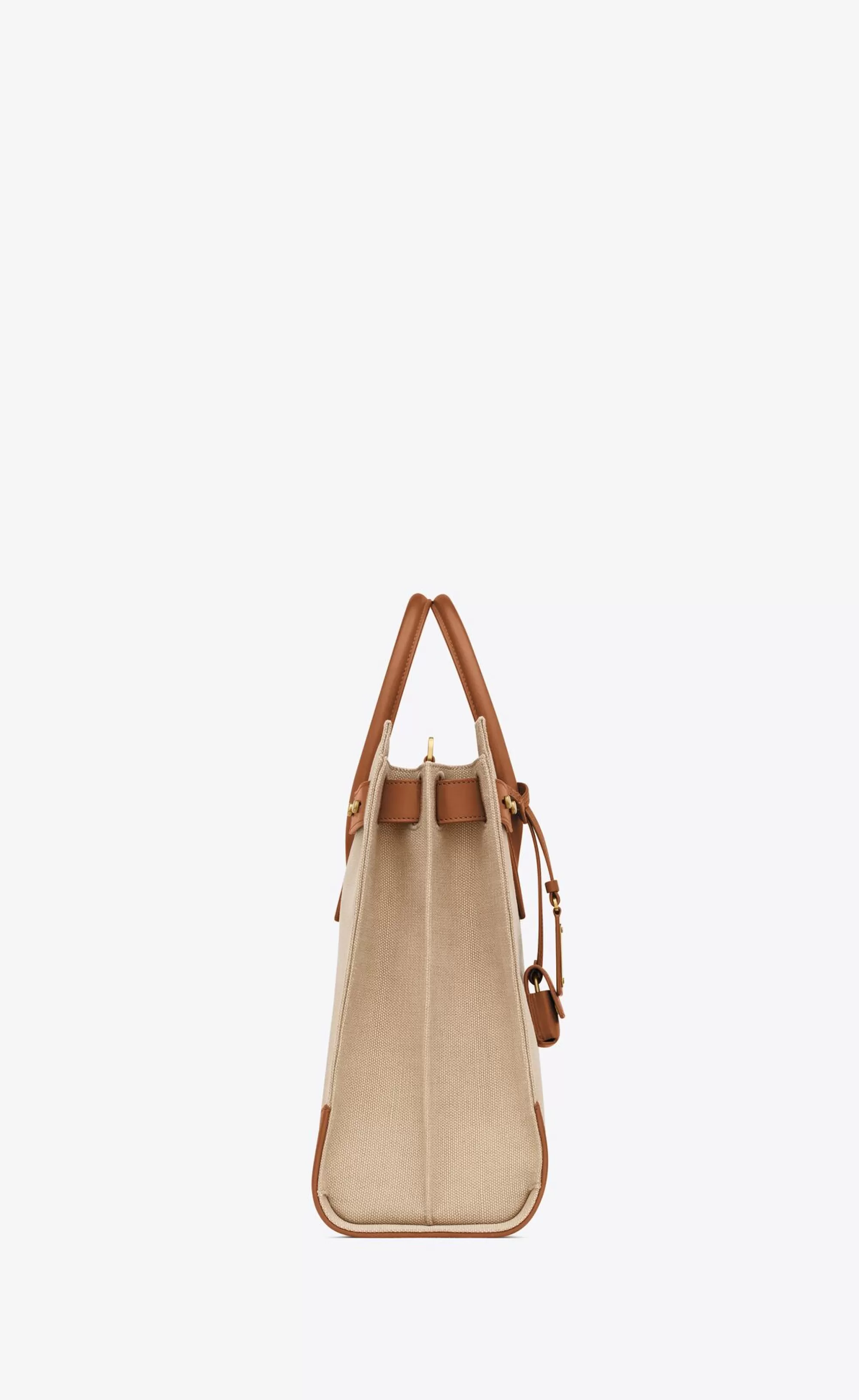 Saint Laurent SAC DE JOUR^SAC DE JOUR Thin Large In Canvas And Vegetable-tanned Leather | | YSL.com