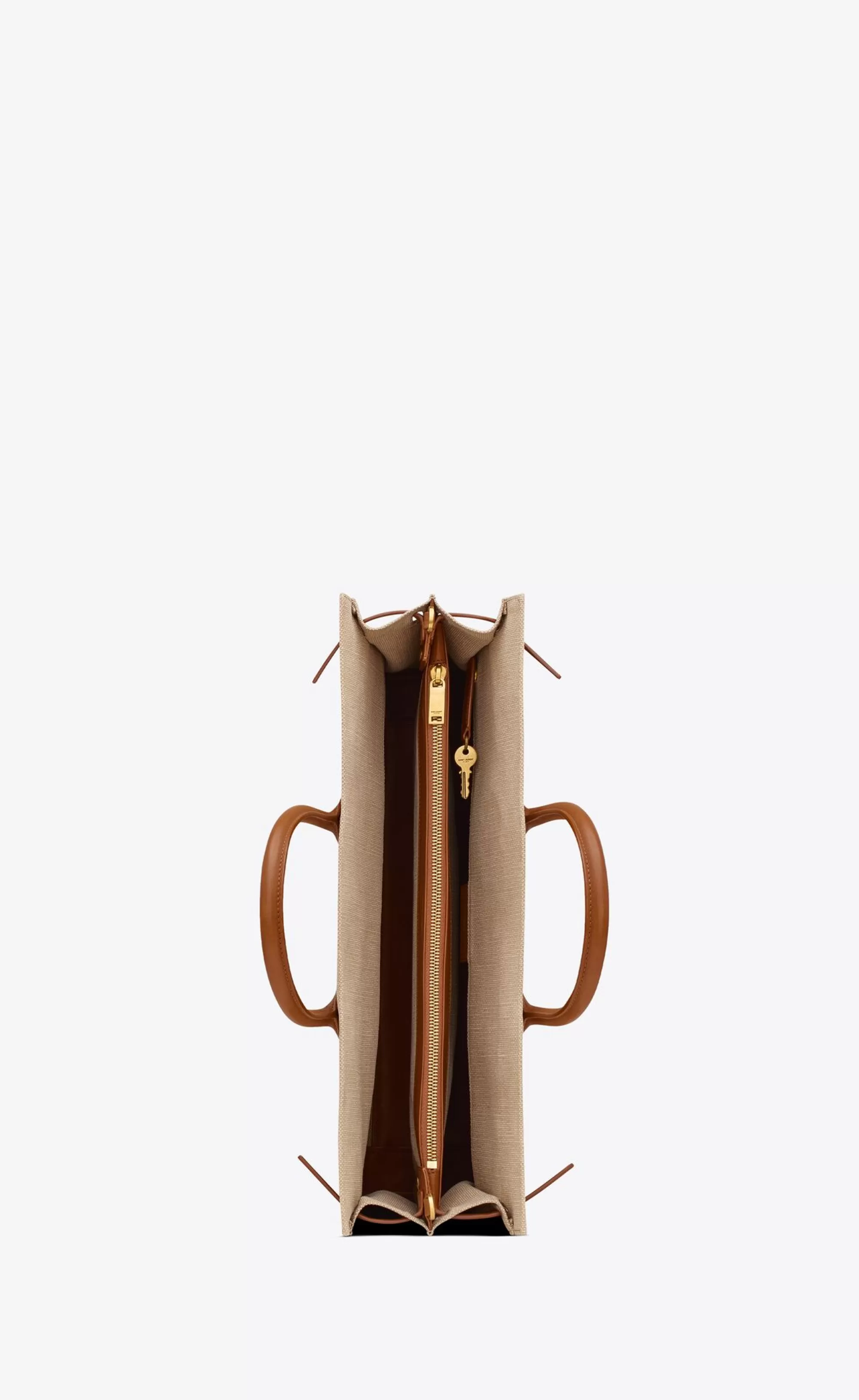 Saint Laurent SAC DE JOUR^SAC DE JOUR Thin Large In Canvas And Vegetable-tanned Leather | | YSL.com