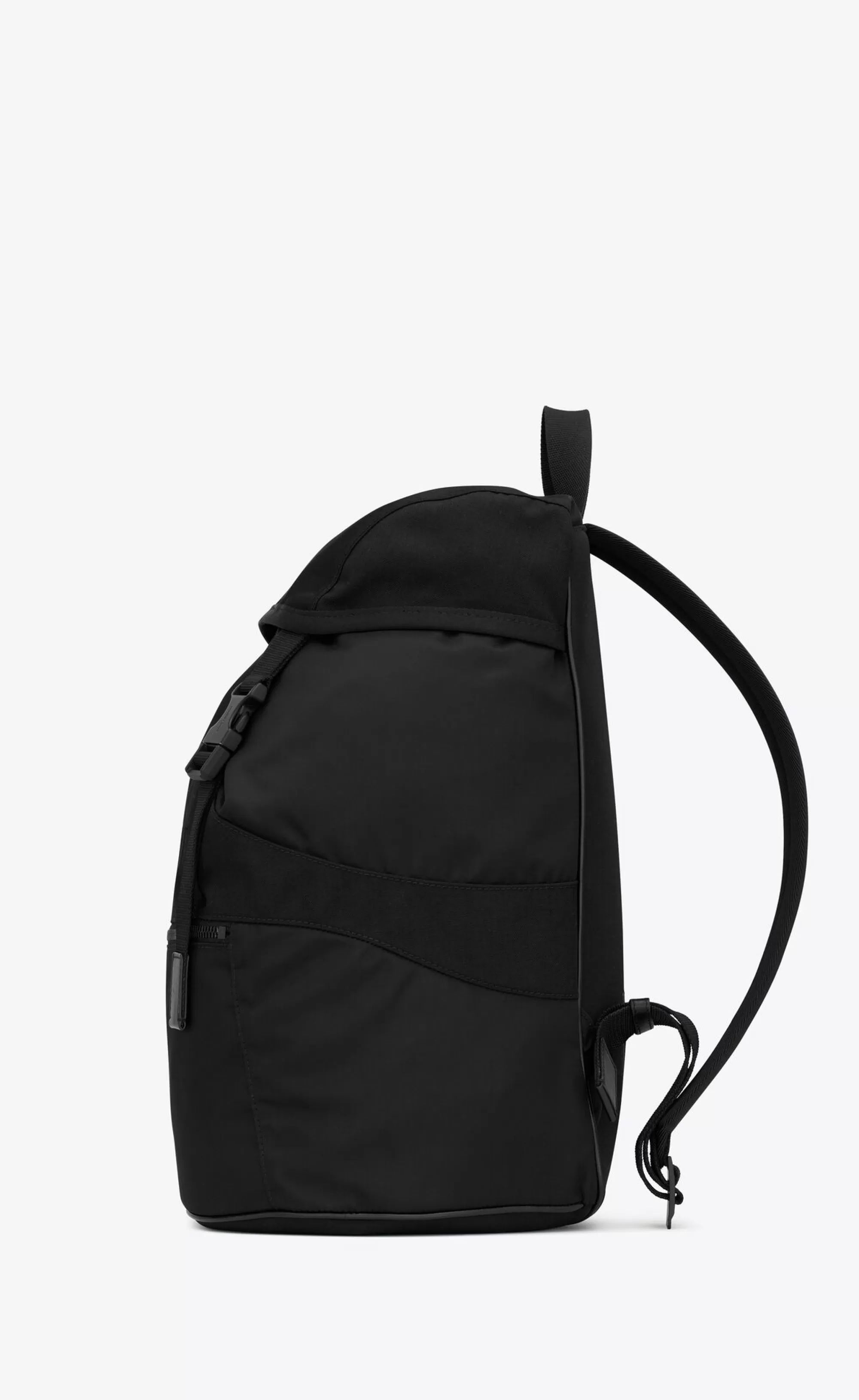 Saint Laurent BACKPACKS^ Backpack In ECONYL® And Vegetable-tanned Leather | | YSL.com