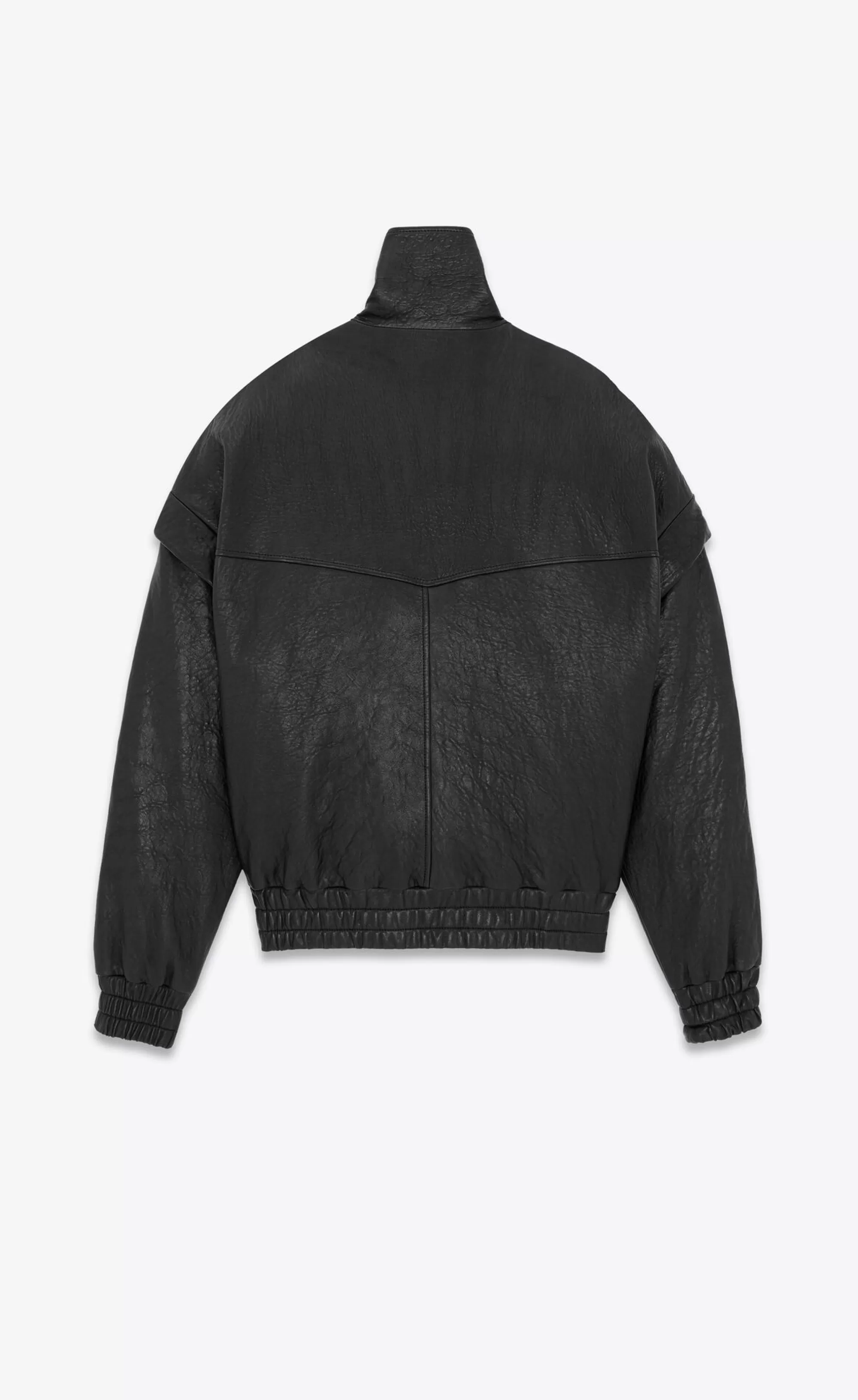 Saint Laurent ALL READY TO WEAR | OUTERWEAR^ Bomber Jacket In Grained Lambskin | | YSL.com