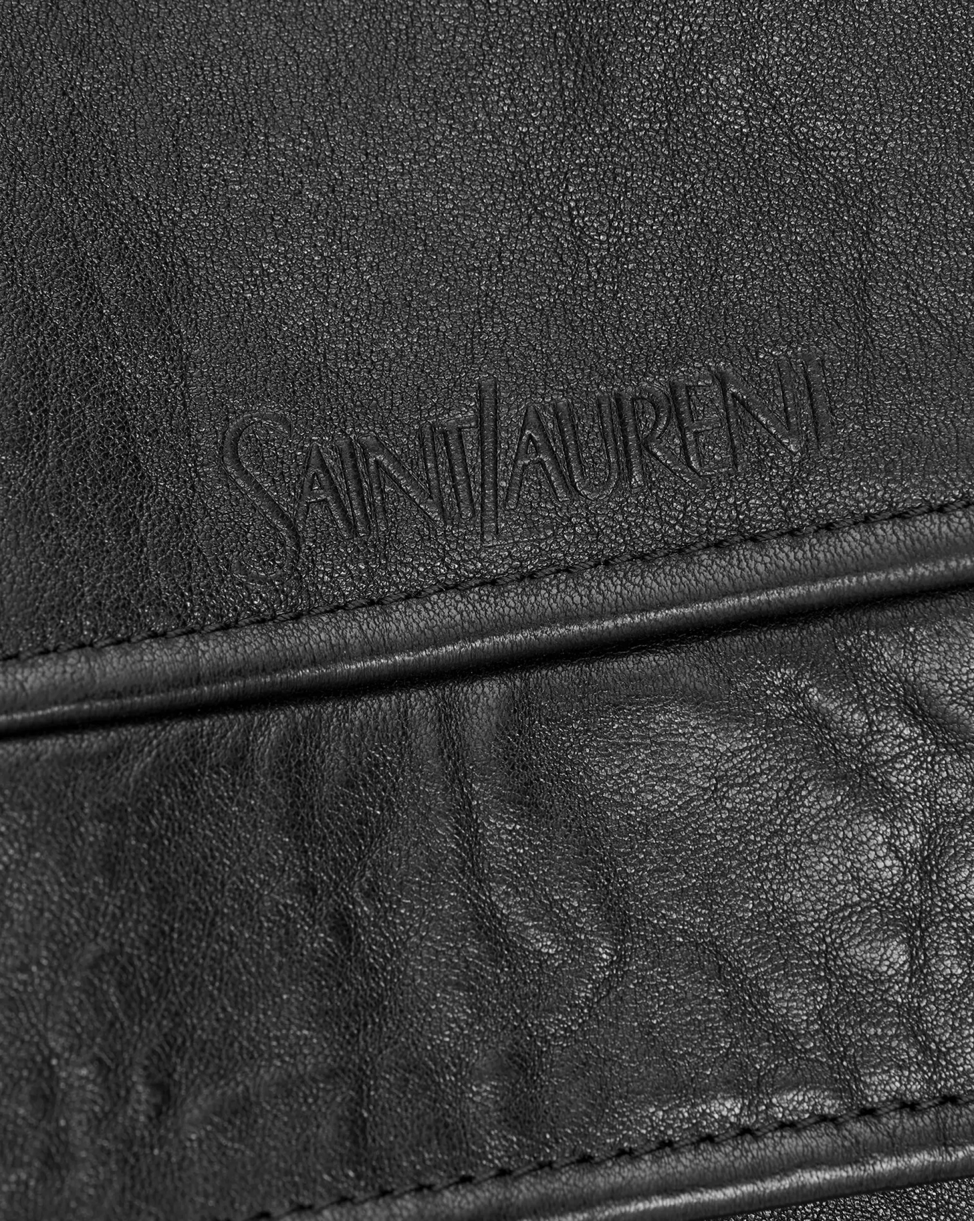 Saint Laurent ALL READY TO WEAR | OUTERWEAR^ Bomber Jacket In Grained Lambskin | | YSL.com