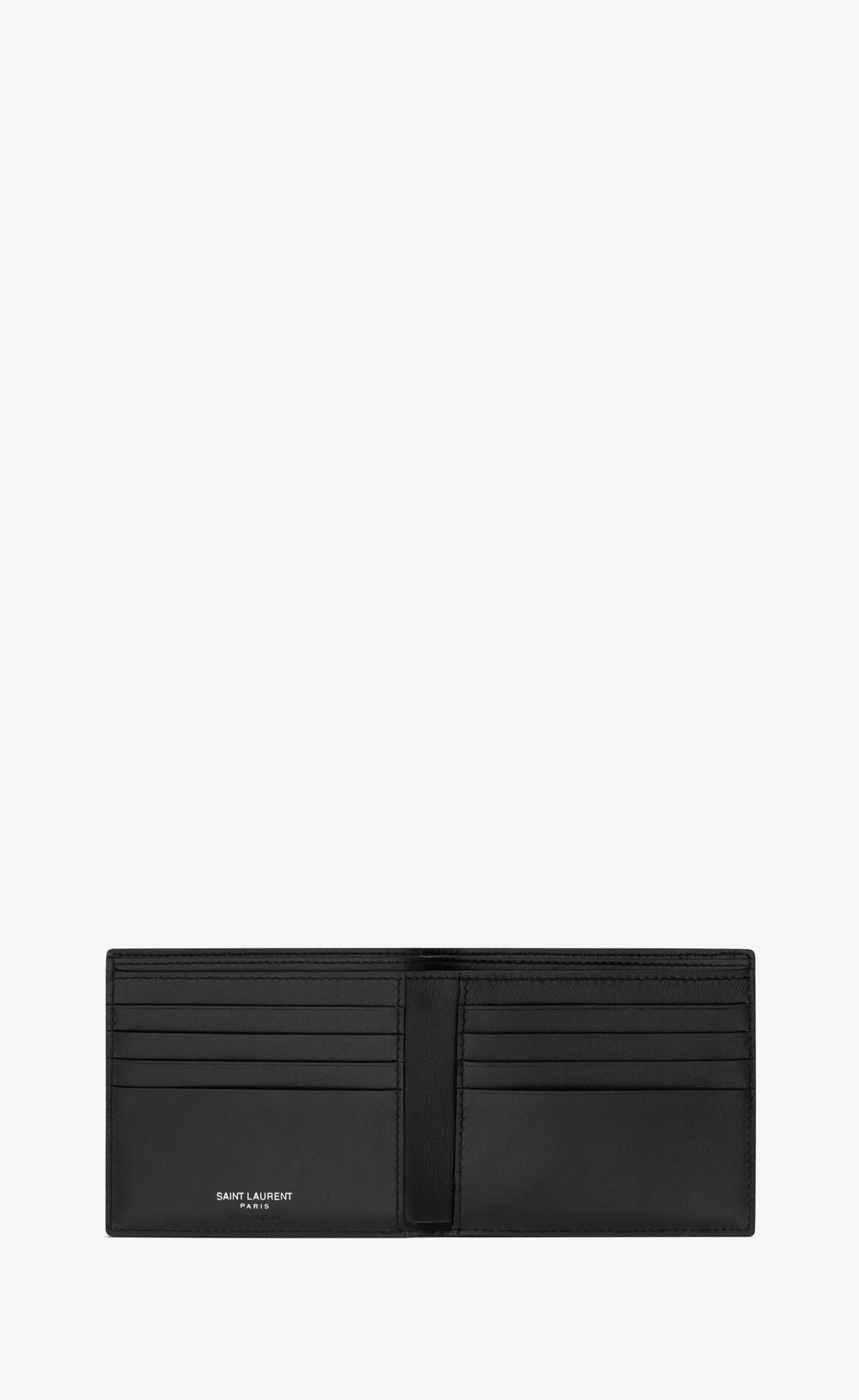 Saint Laurent WALLETS^ EAST/WEST Wallet In Brushed Leather | | YSL.com