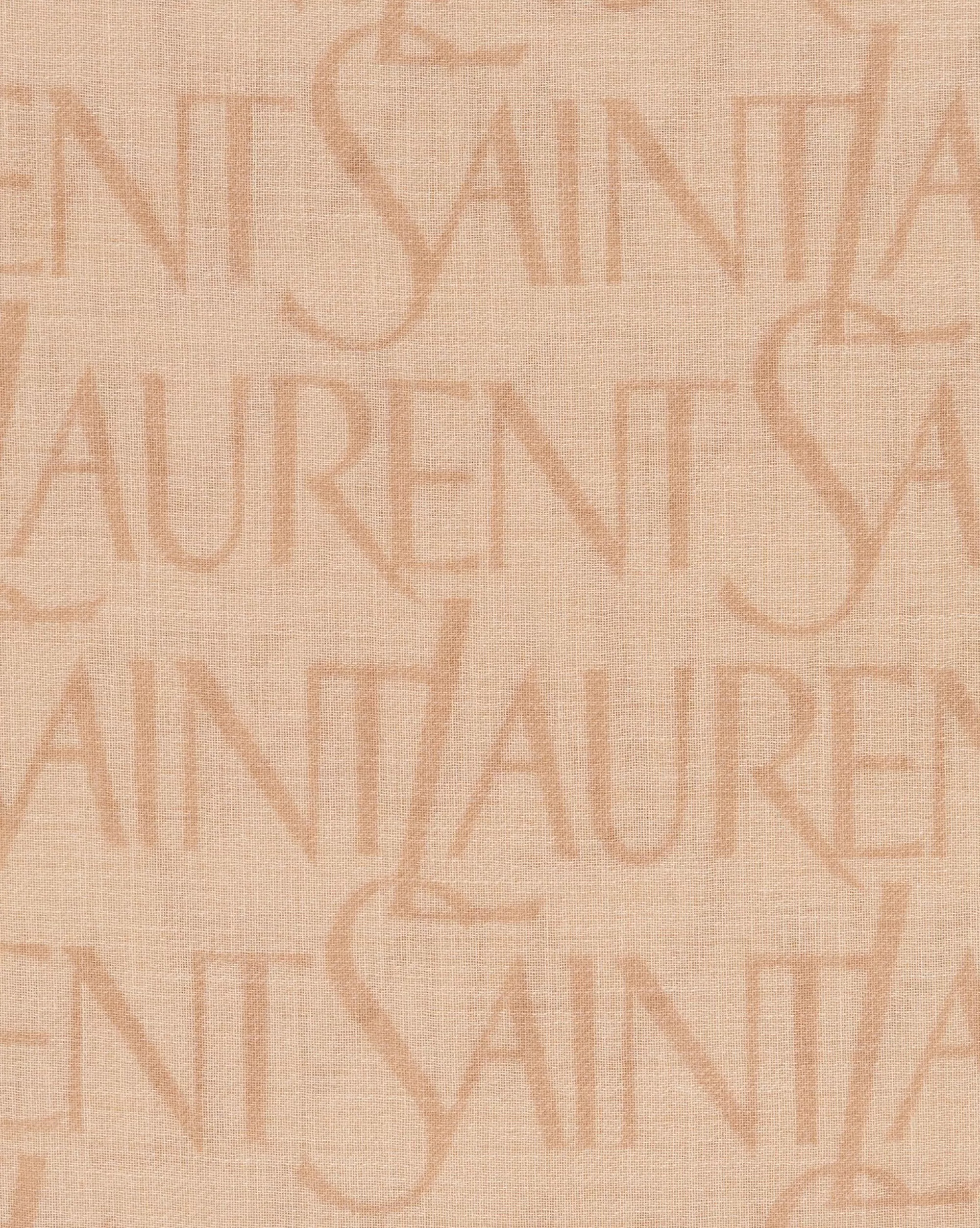 Women Saint Laurent SQUARE SCARVES^ Large Square Scarf In Modal And Cashmere | | YSL.com