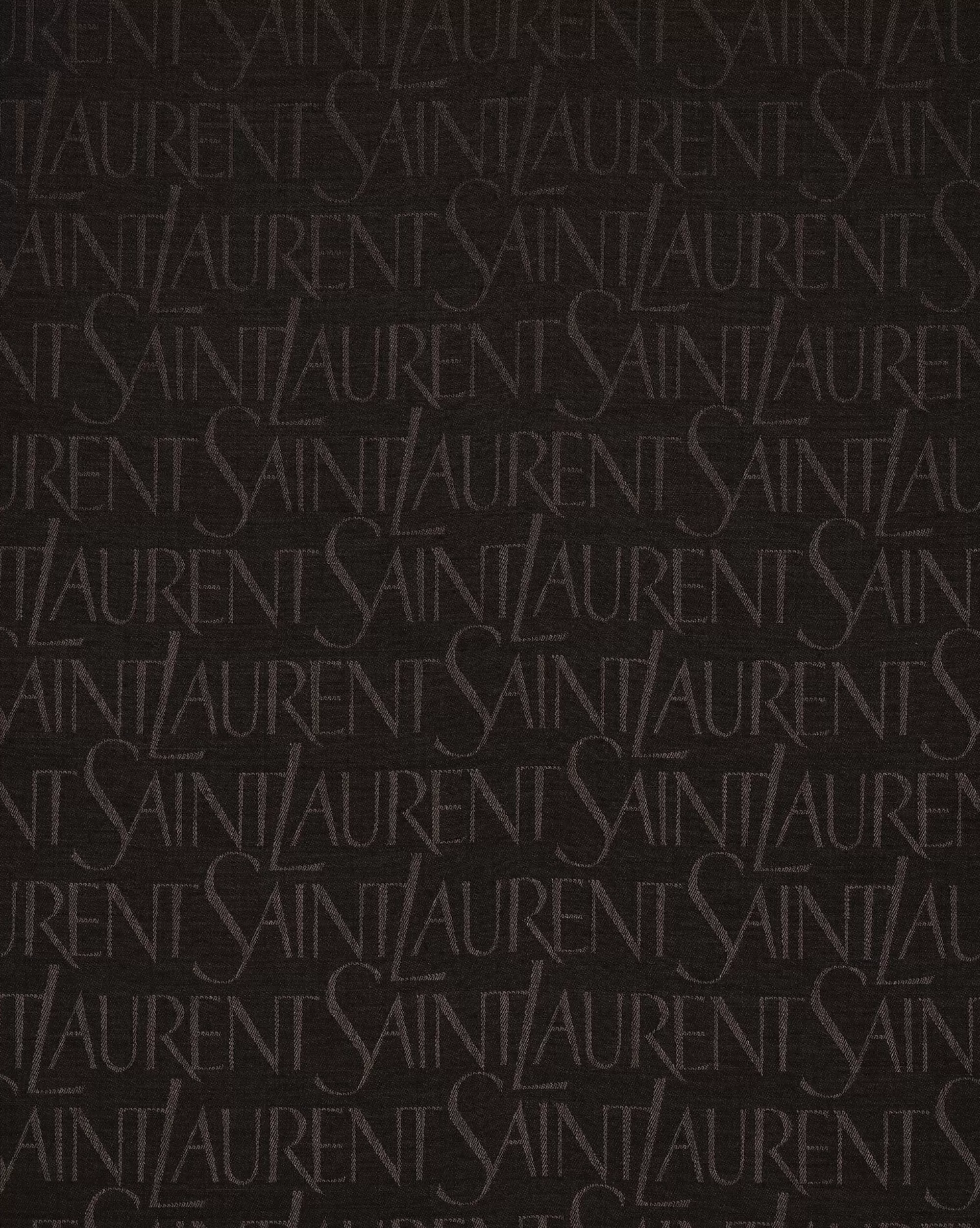 Women Saint Laurent SQUARE SCARVES^ Large Square Scarf In Silk And Wool Jacquard | | YSL.com
