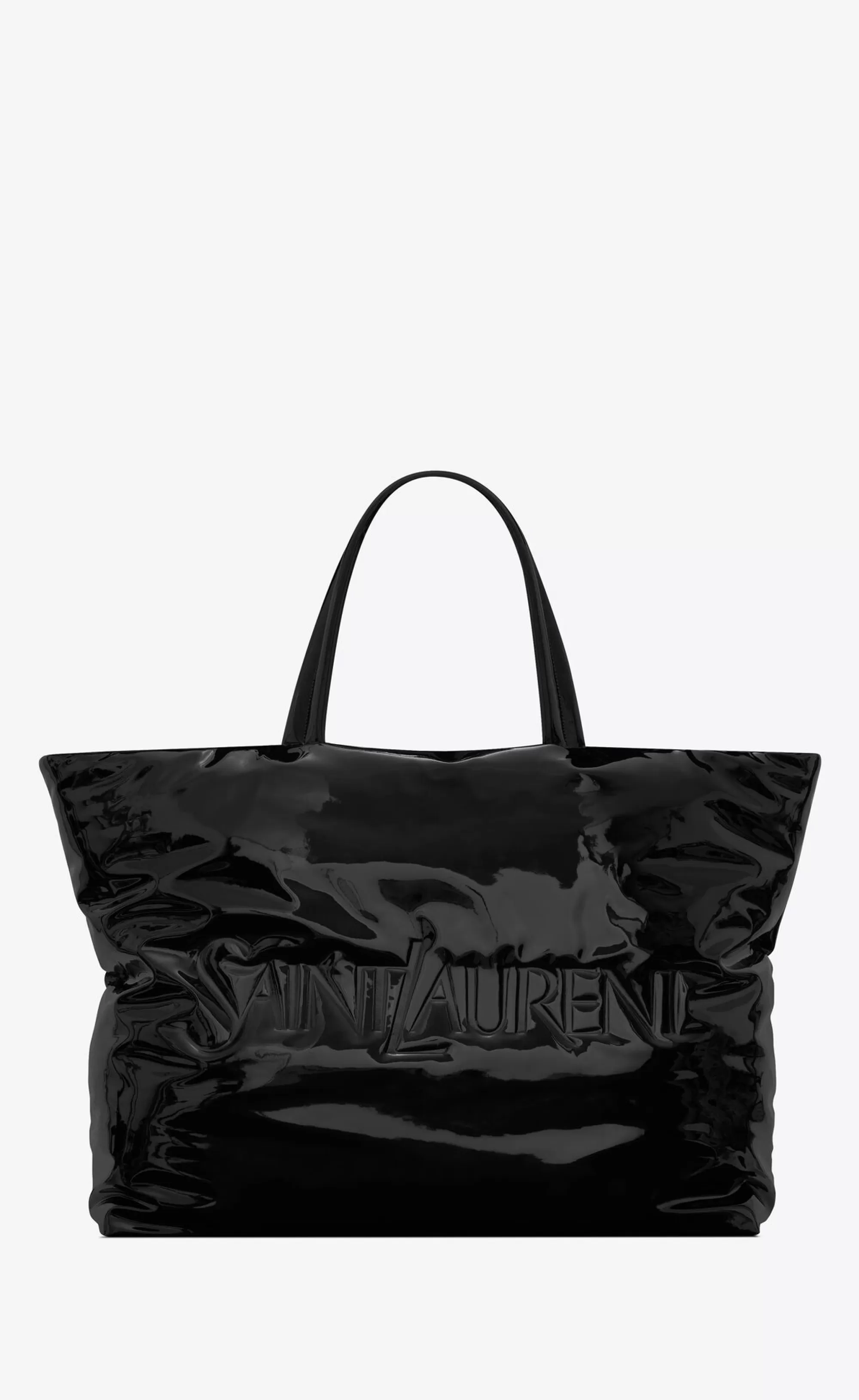 Women Saint Laurent SHOPPING BAGS | MAXI BAGS^ MAXI TOTE IN PATENT CANVAS | | YSL.com