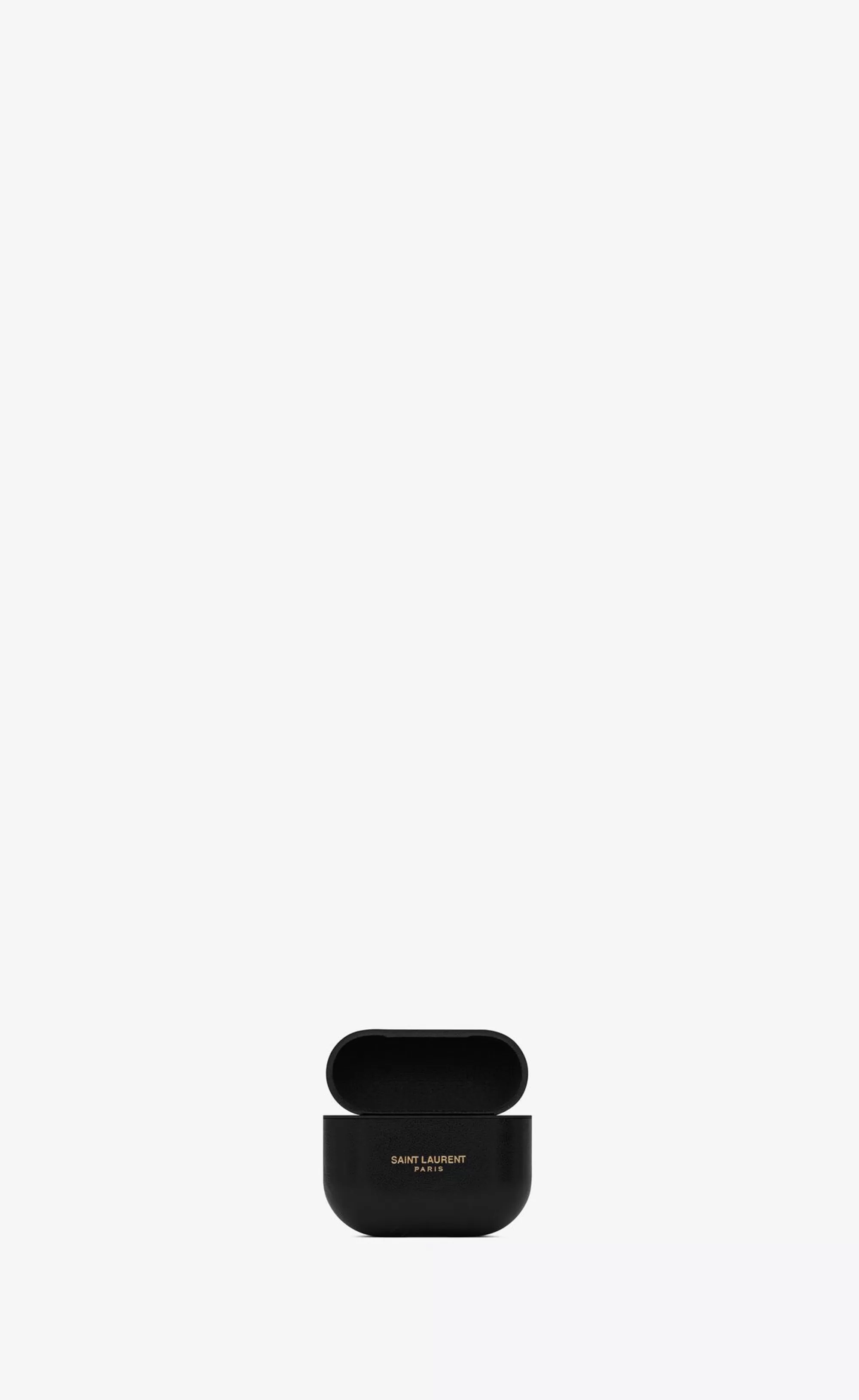 Women Saint Laurent OTHER ACCESSORIES | SMALL ACCESSORIES^ PARIS AIRPODS HOLDER IN SMOOTH LEATHER | | YSL.com