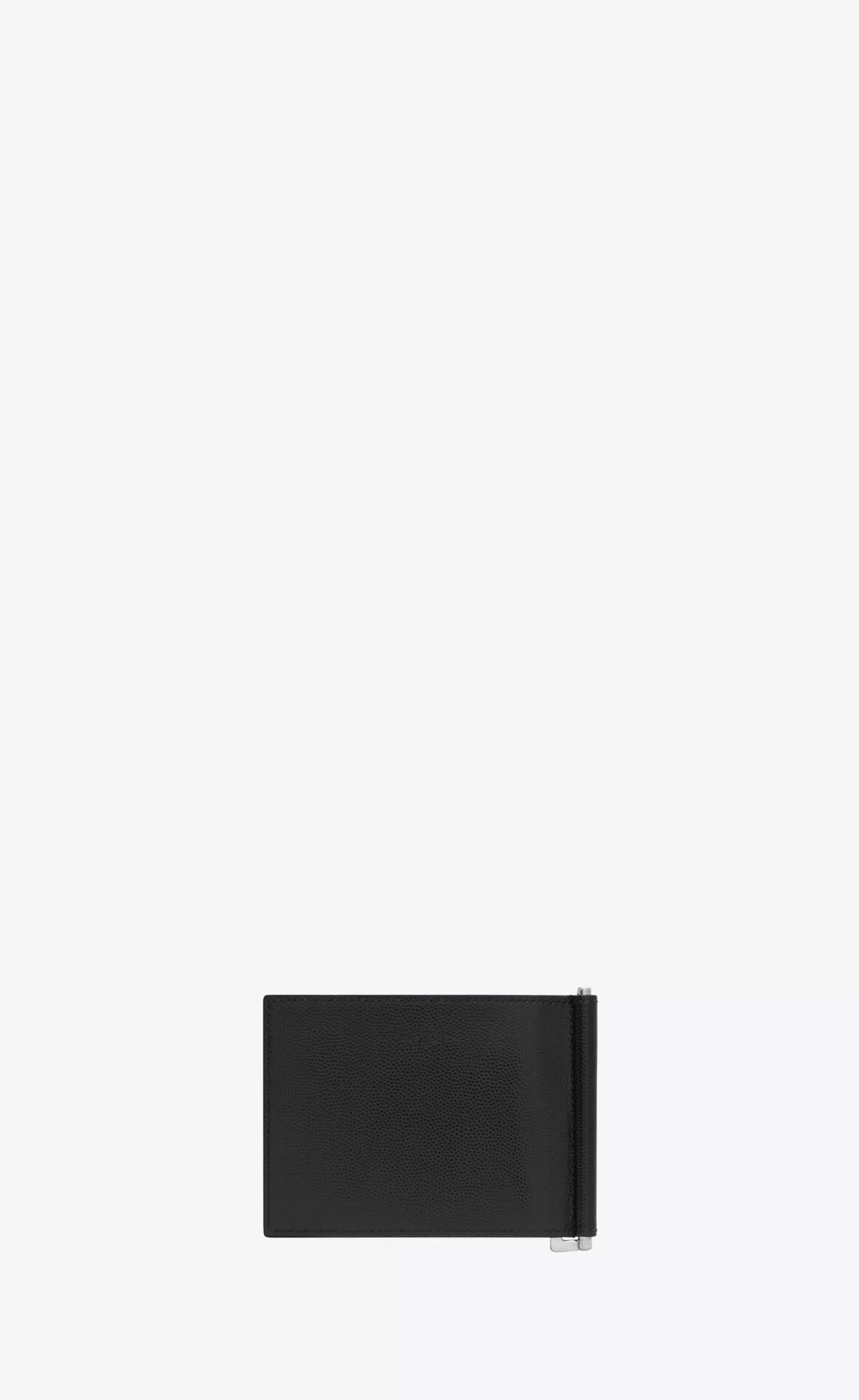 Saint Laurent WALLETS^ Paris Bill Clip Wallet In Grain De Poudre Embossed Leather | | YSL.com