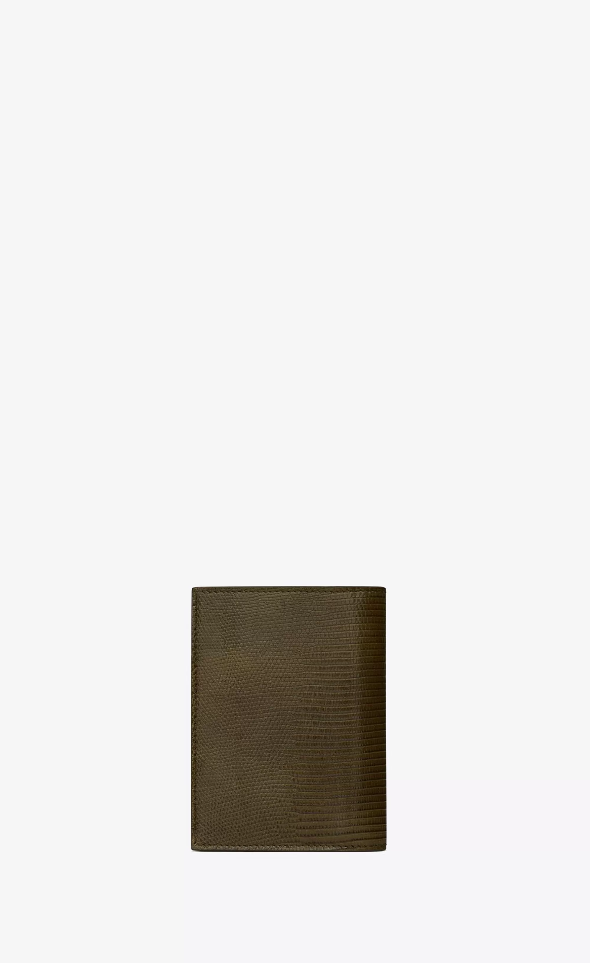 Saint Laurent WALLETS | CARD CASES^ Paris Credit Card Wallet In Lizard | | YSL.com