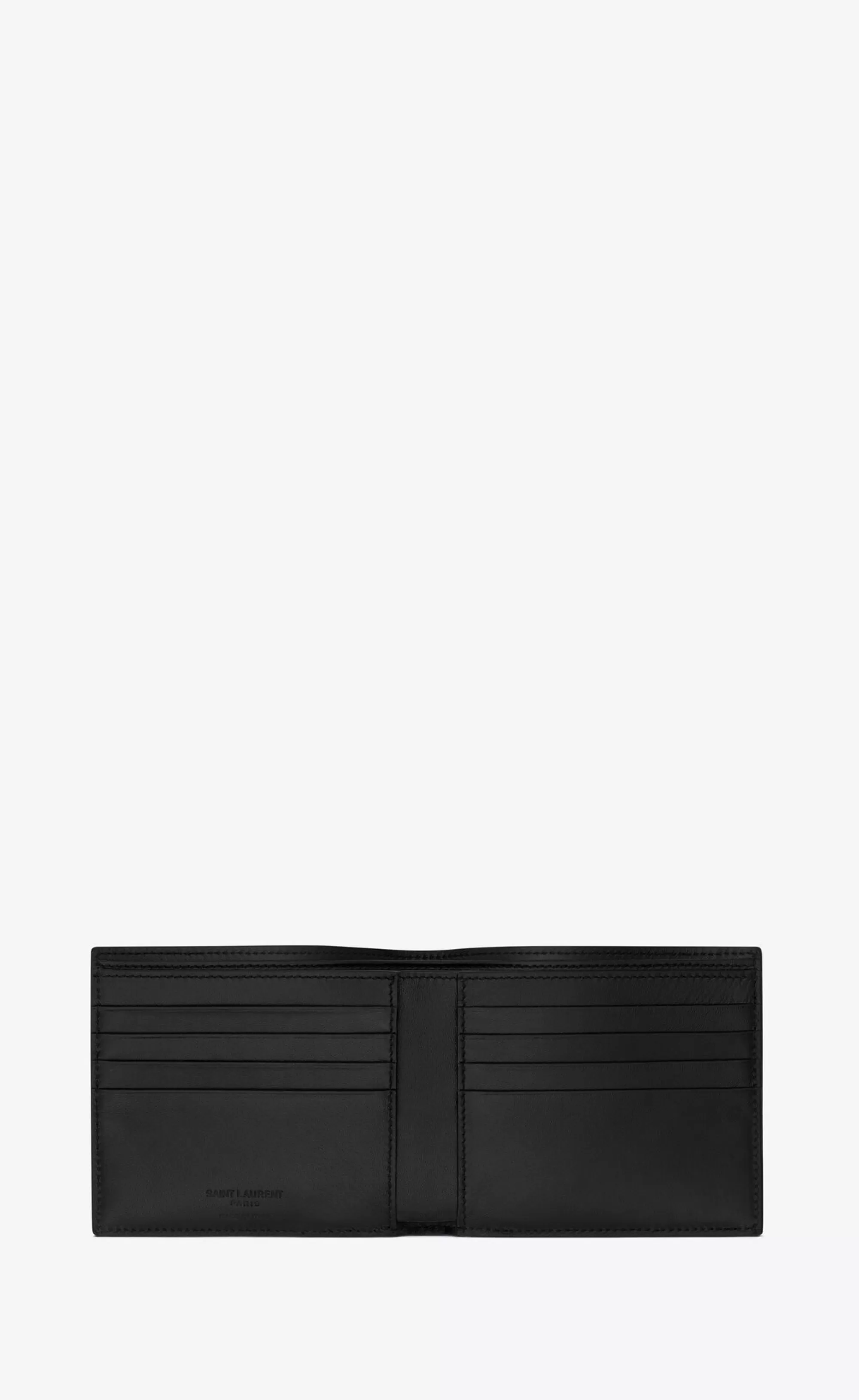 Saint Laurent WALLETS^ Paris EAST/WEST Wallet In Coated Bark Leather | | YSL.com