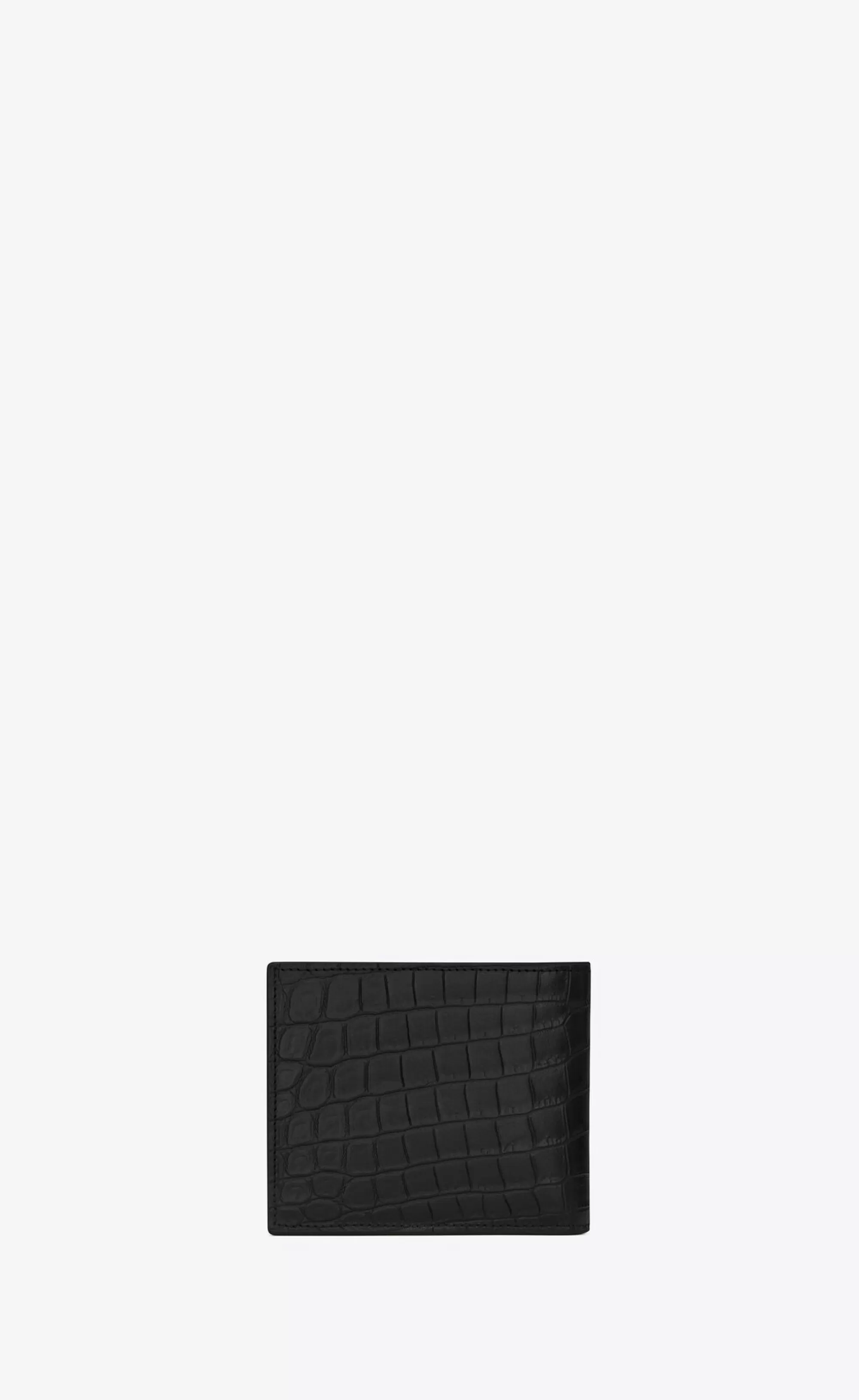 Saint Laurent WALLETS^ PARIS East/West Wallet In CROCODILE-EMBOSSED Leather | | YSL.com