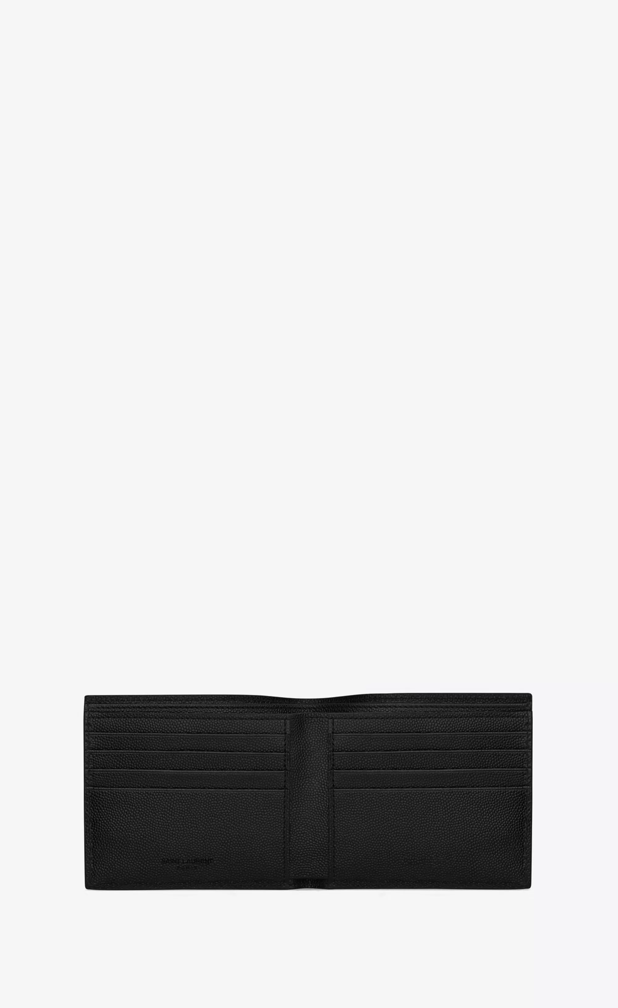 Saint Laurent WALLETS^ PARIS East/West Wallet In Grain De Poudre Embossed Leather | | YSL.com