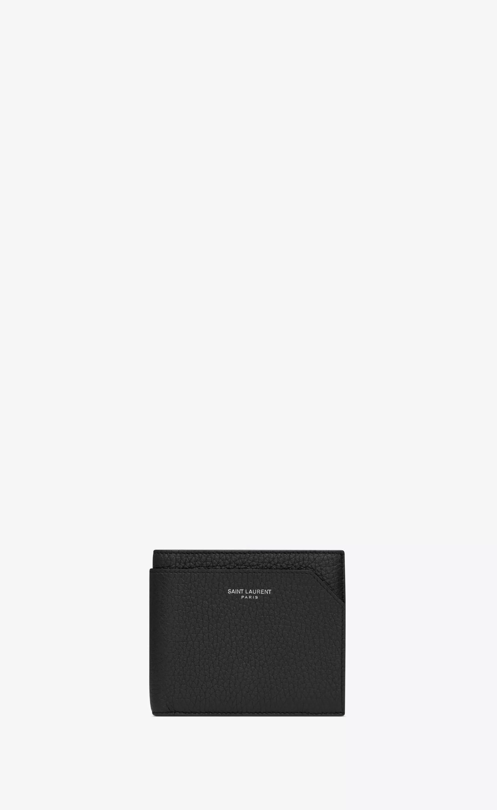 Saint Laurent WALLETS^ Paris EAST/WEST Wallet In Grained Leather | | YSL.com