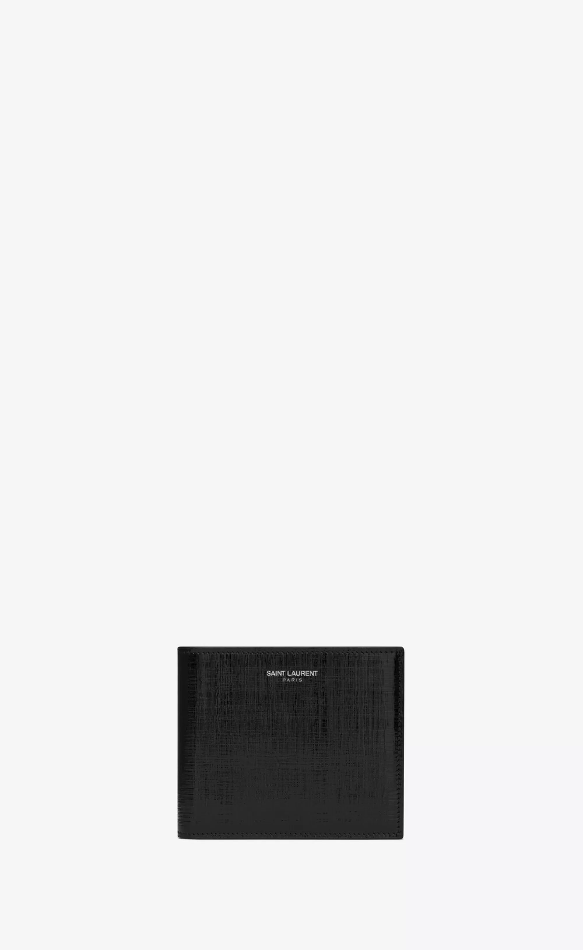 Saint Laurent WALLETS^ Paris EAST/WEST Wallet In Grid Leather | | YSL.com