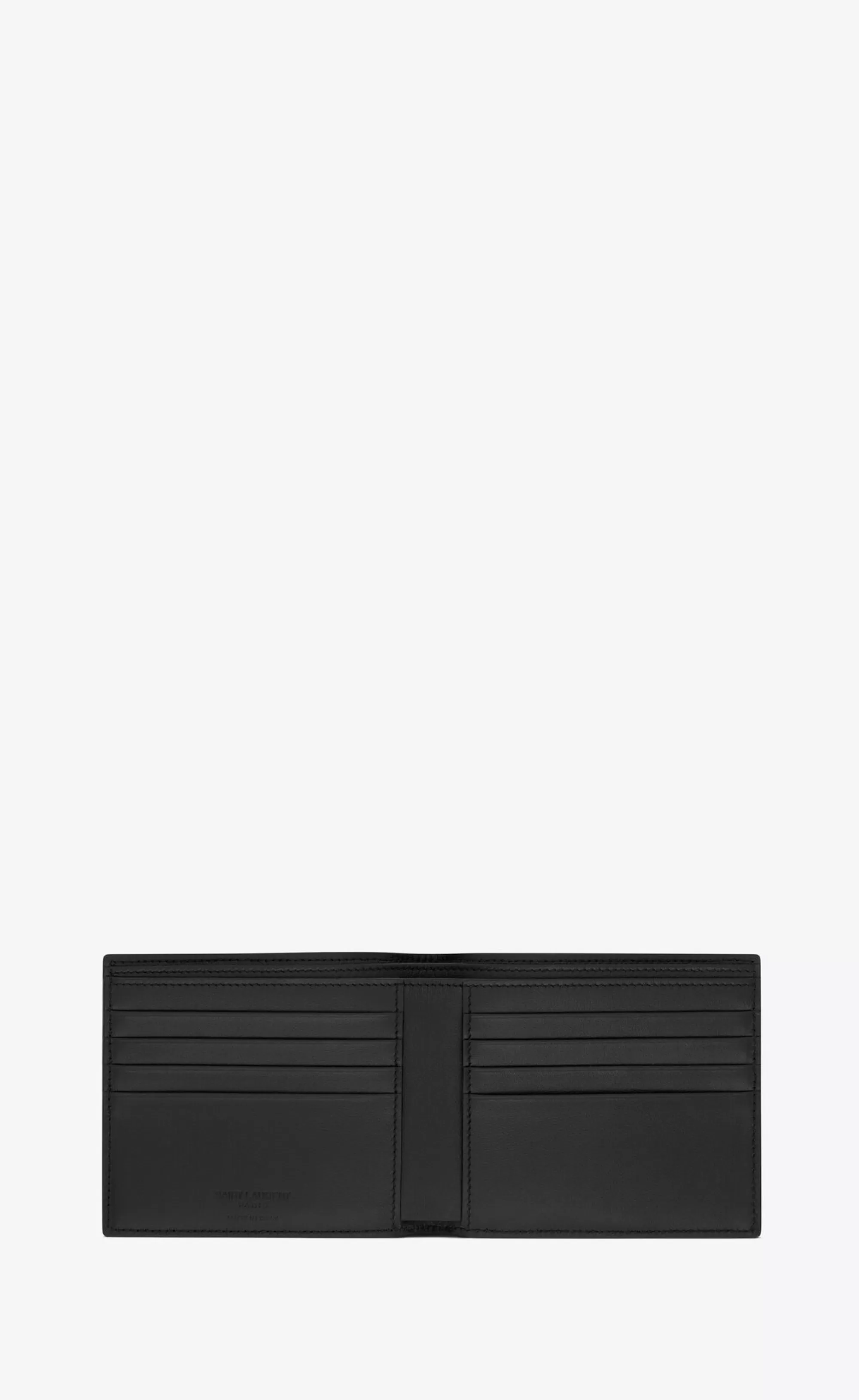 Saint Laurent WALLETS^ Paris EAST/WEST Wallet In Grid Leather | | YSL.com