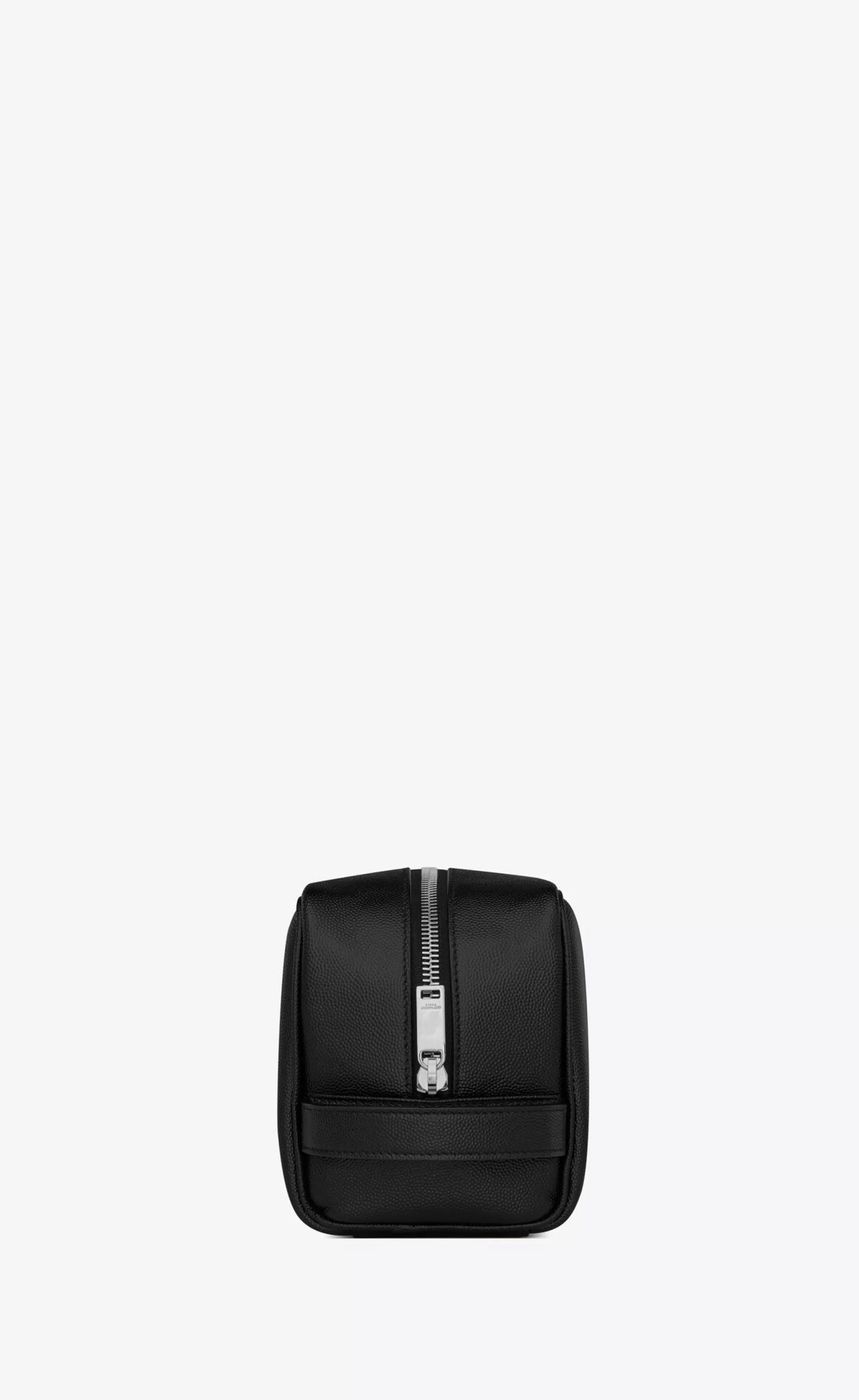Saint Laurent POUCHES^ PARIS Grooming Case In Grain De Poudre Embossed Leather | | YSL.com