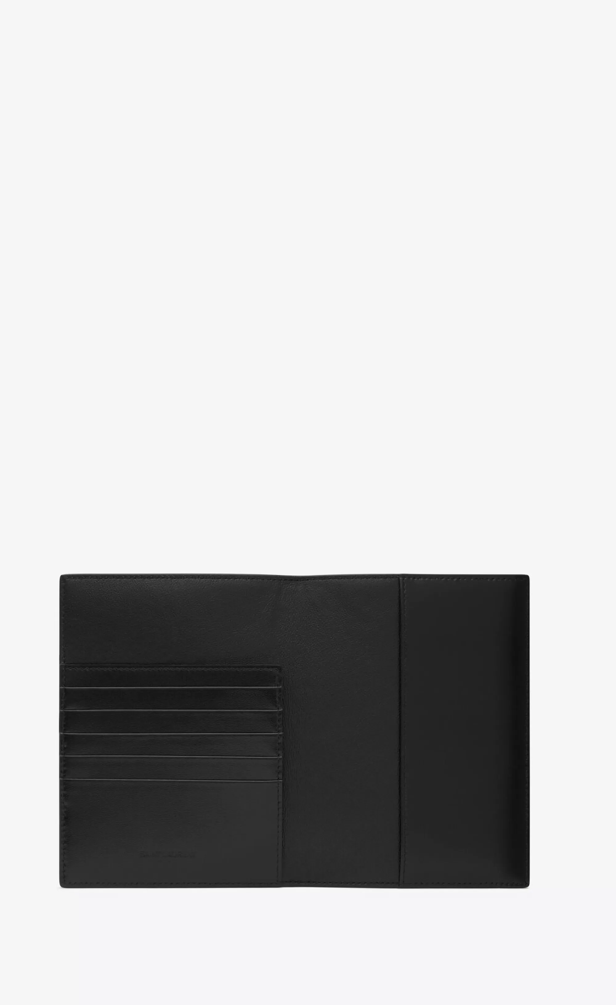 Women Saint Laurent OTHER ACCESSORIES | SMALL ACCESSORIES^ PARIS PASSPORT CASE IN LACQUERED LEATHER | | YSL.com