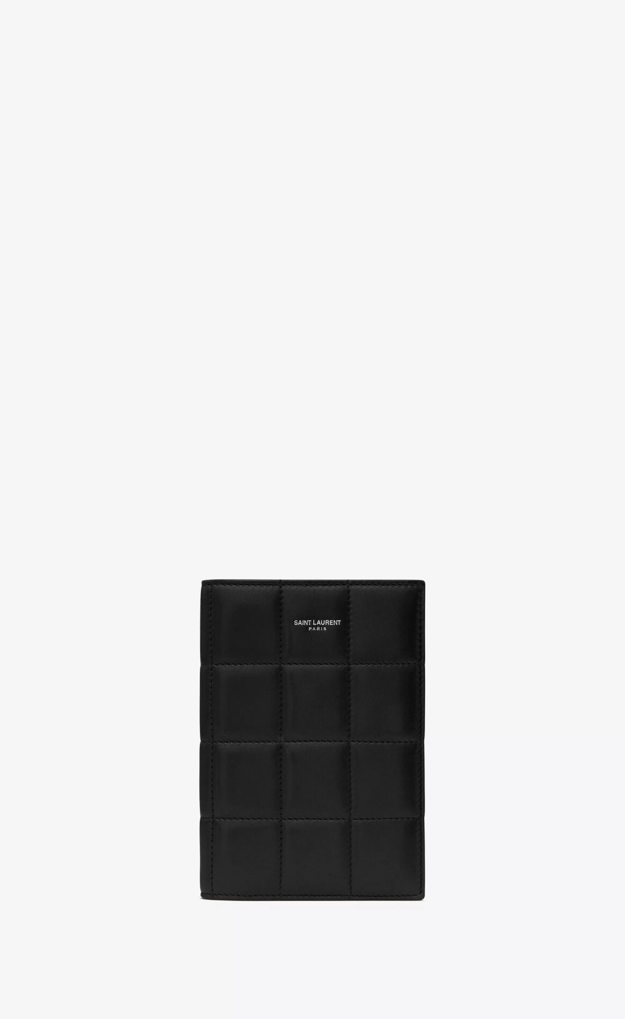Women Saint Laurent SMALL ACCESSORIES^ Paris Passport Case In Smooth Leather | | YSL.com