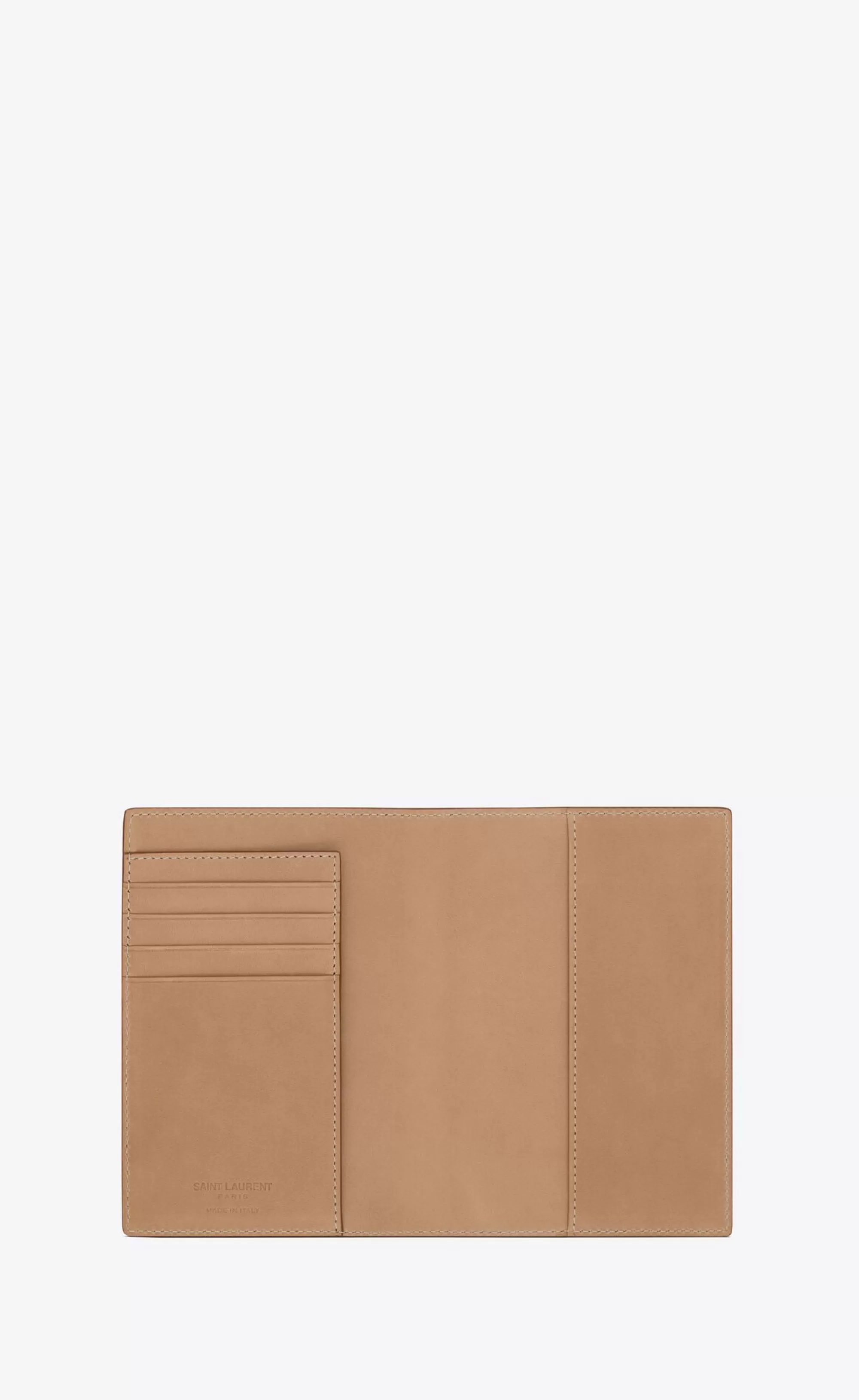 Saint Laurent OTHER ACCESSORIES^ Passport Case In Vegetable-tanned Leather | | YSL.com