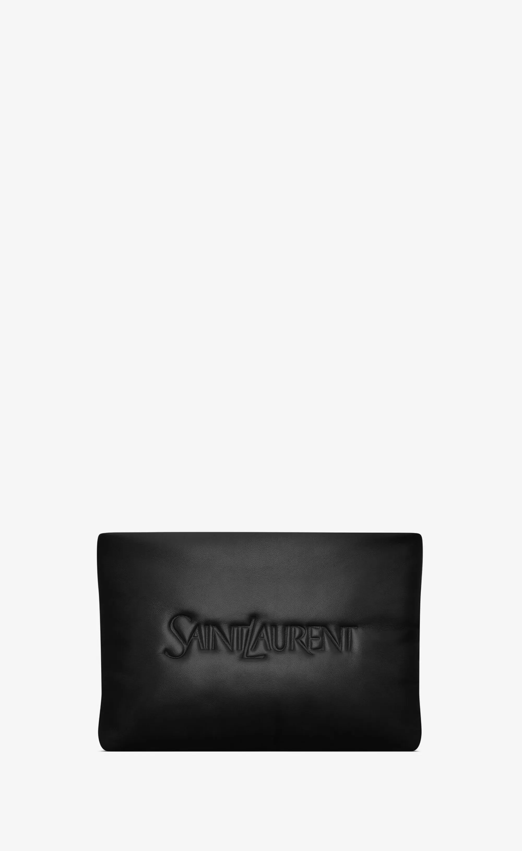 Saint Laurent POUCHES^ Small Puffy Pouch In Lambskin | | YSL.com