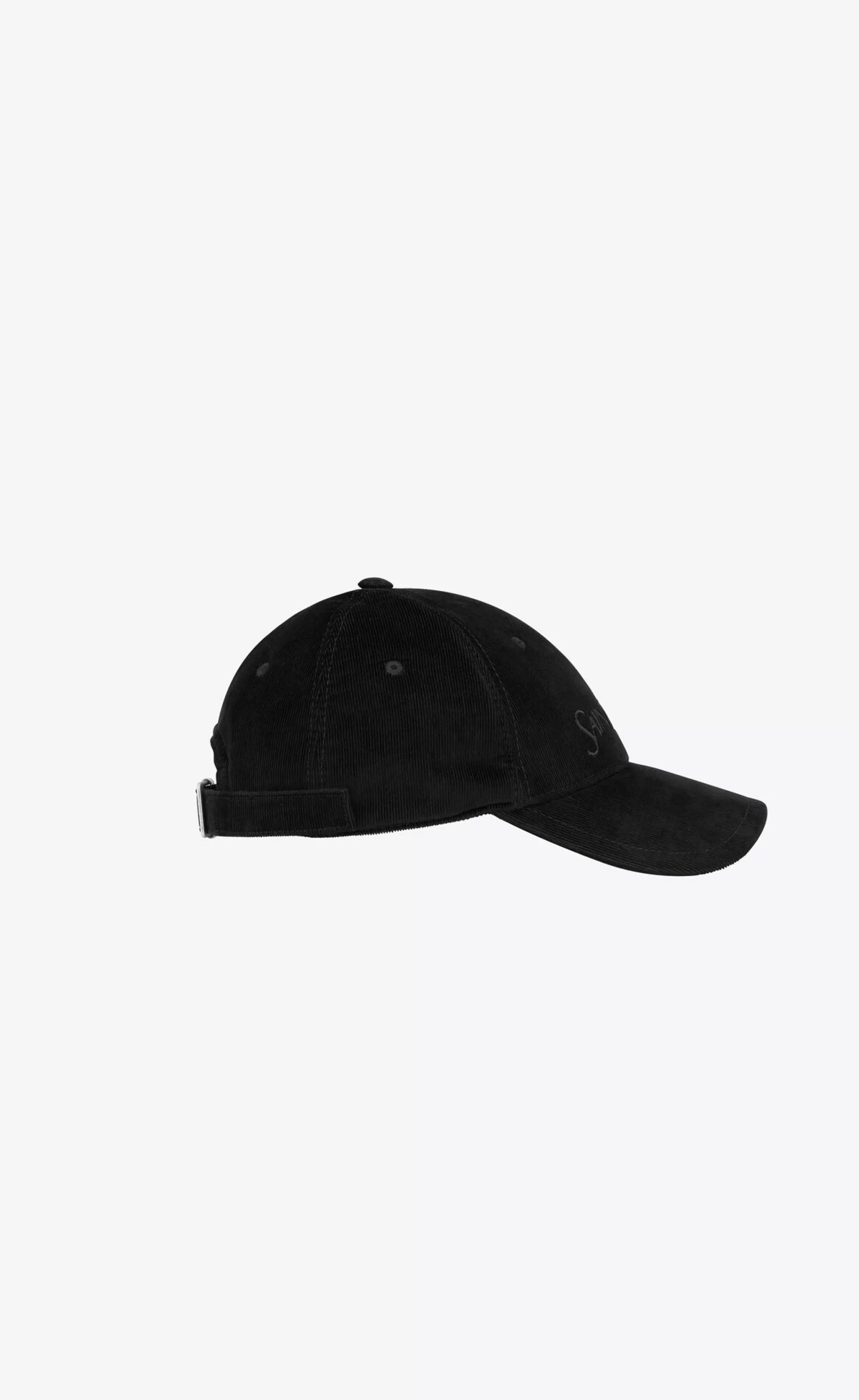 Women Saint Laurent HATS | HATS AND GLOVES^ Vintage Cap In Corduroy | | YSL.com