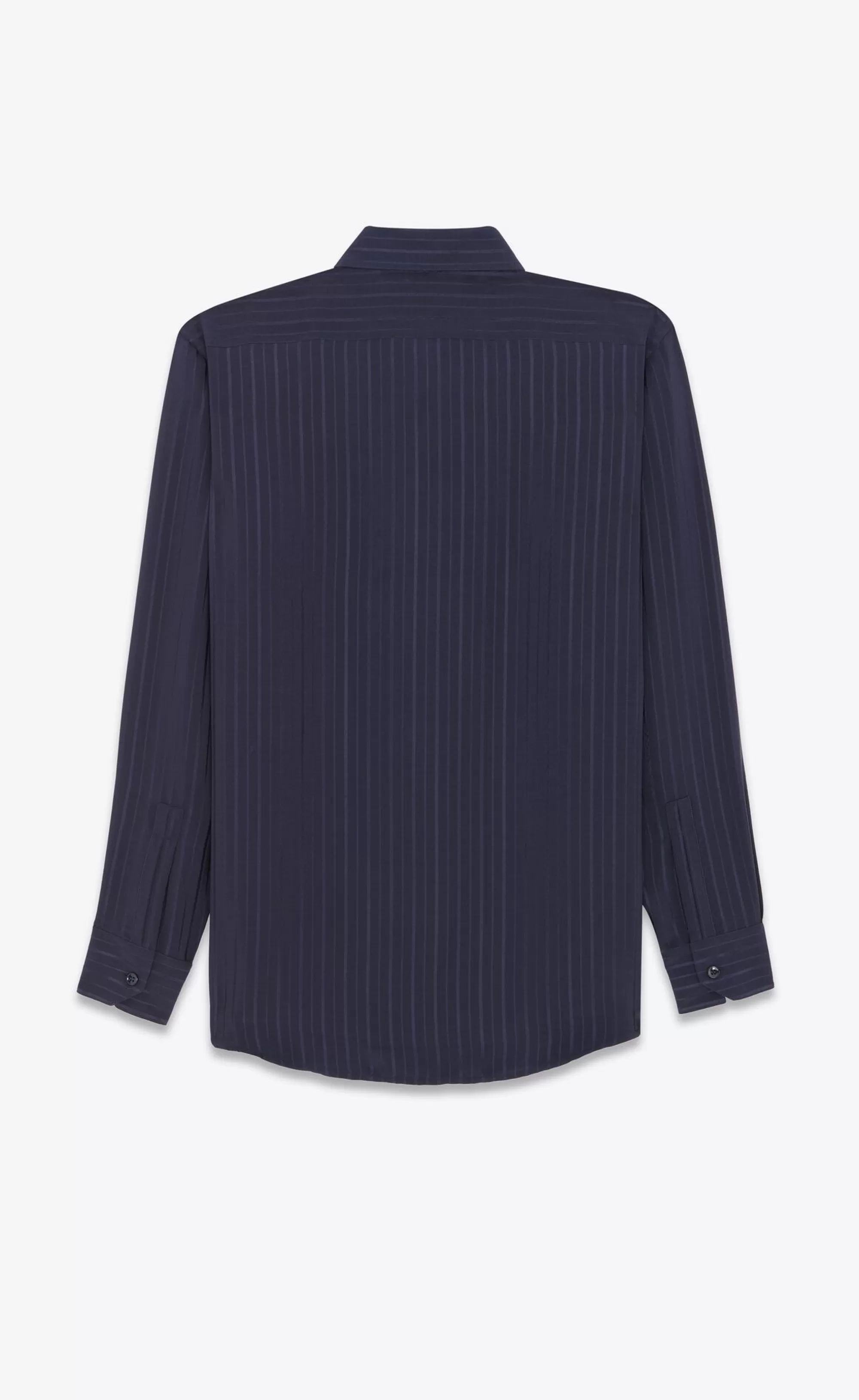 Saint Laurent ALL READY TO WEAR | SHIRTS^Shirt In Striped Silk Crepe De Chine | | YSL.com