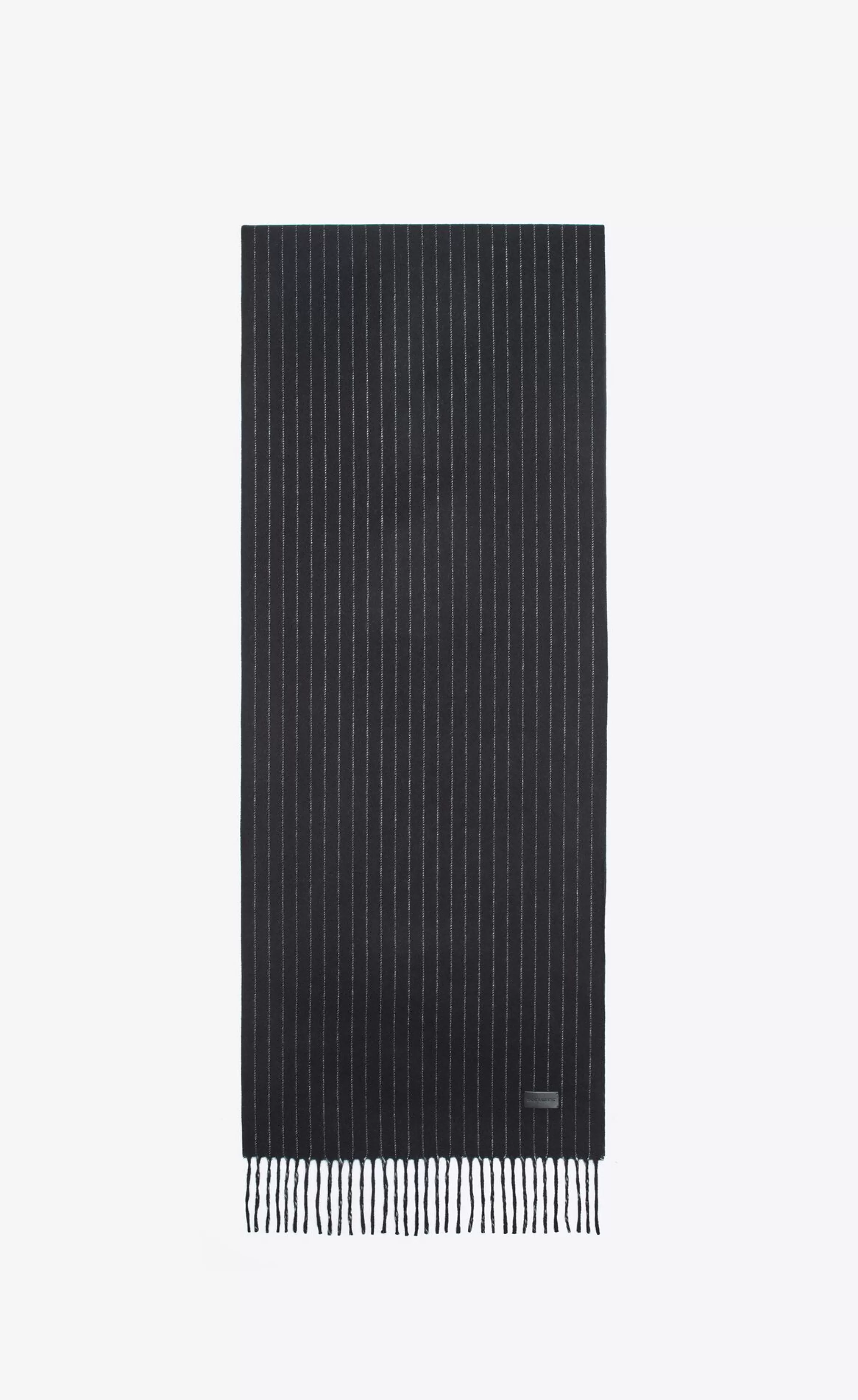 Saint Laurent TEXTILE ACCESSORIES^Signature Striped Scarf In Cashmere And Wool Jacquard | | YSL.com