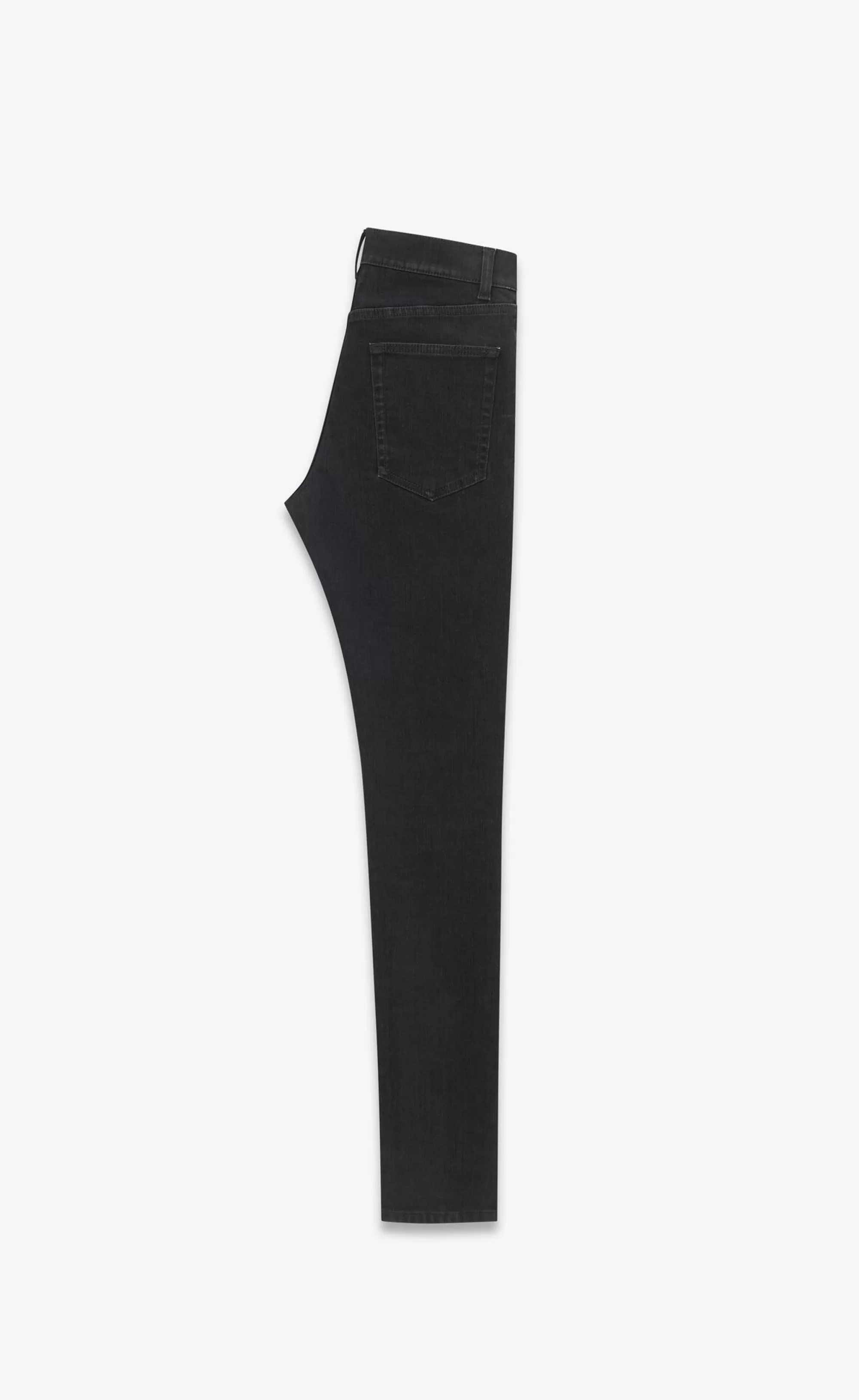 Saint Laurent ALL READY TO WEAR | DENIM^Skinny Jeans In Light Glazed Black Denim | | YSL.com