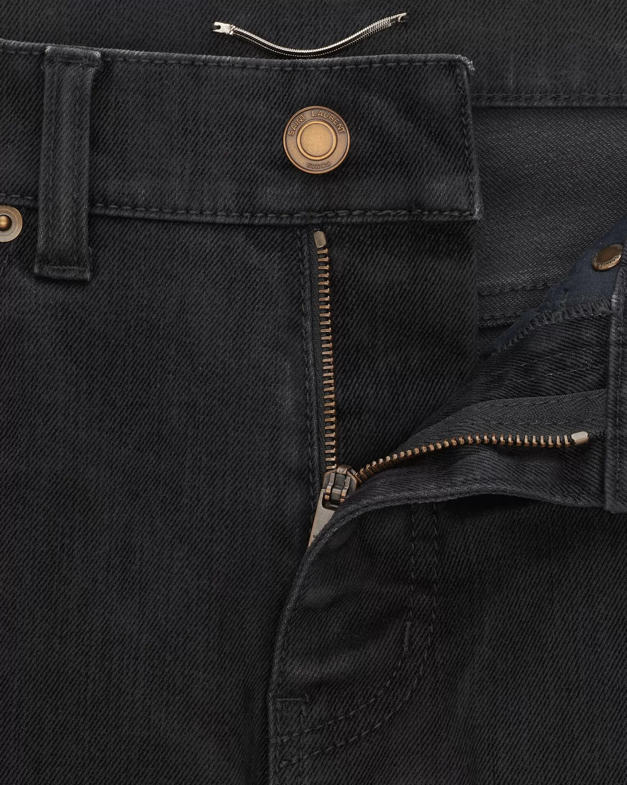 Saint Laurent ALL READY TO WEAR | DENIM^Skinny Jeans In Light Glazed Black Denim | | YSL.com