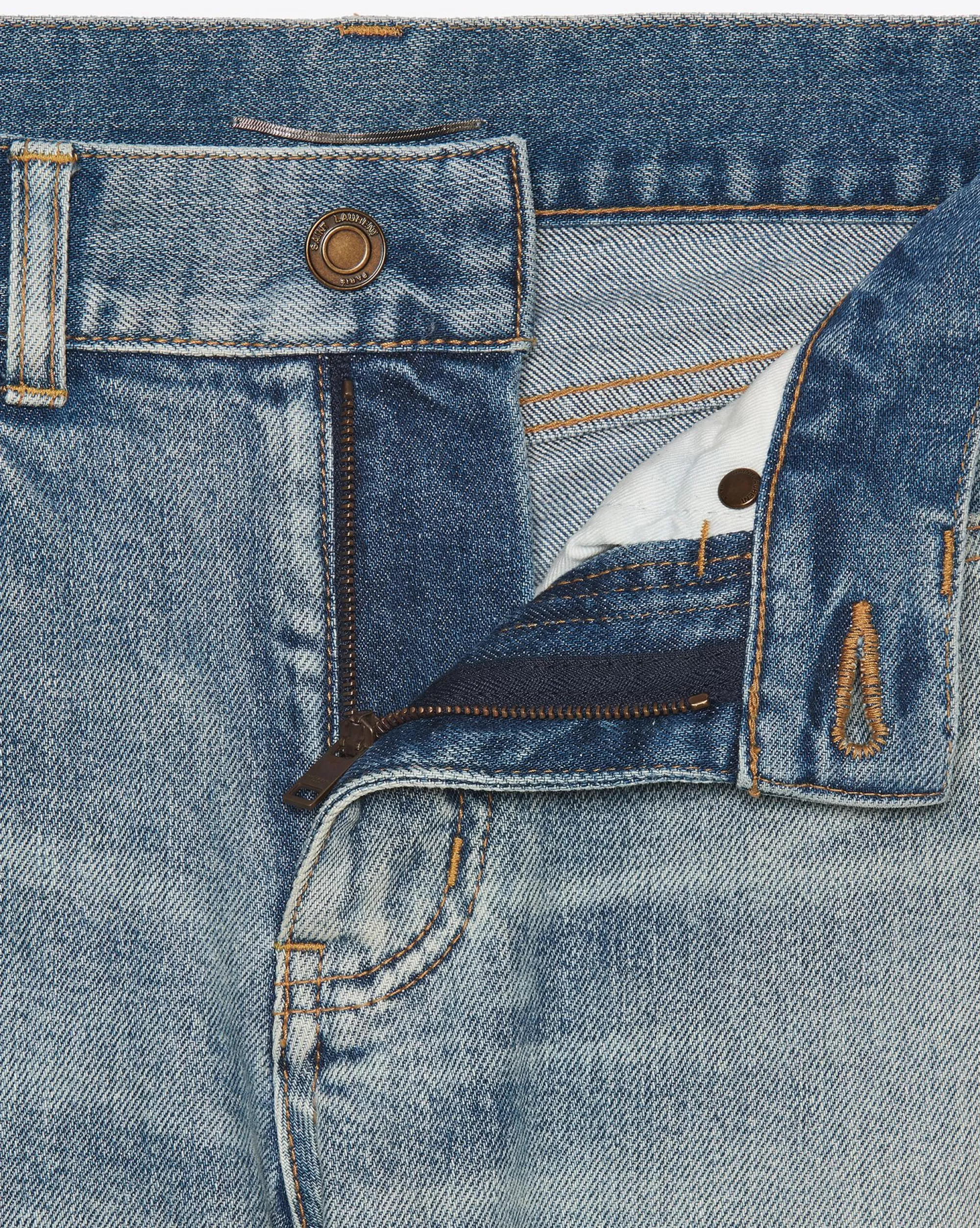 Saint Laurent ALL READY TO WEAR | DENIM^Skinny-fit Jeans In Denim | | YSL.com