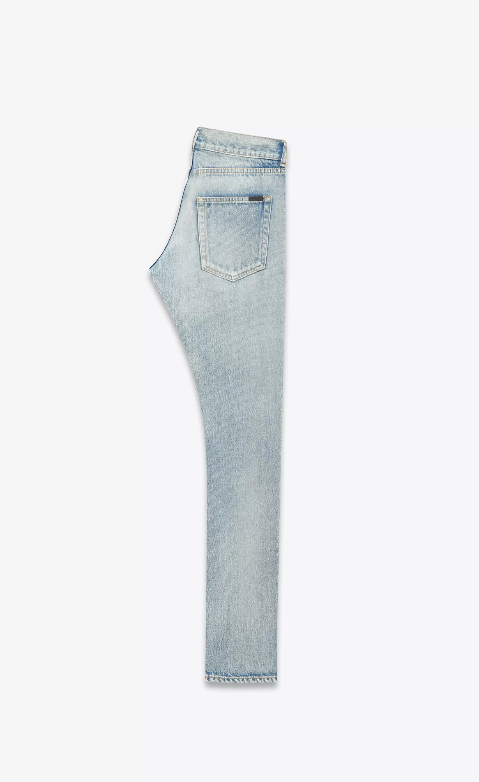 Saint Laurent ALL READY TO WEAR | DENIM^Slim-fit Jeans In SANTA MONICA Blue Denim | | YSL.com