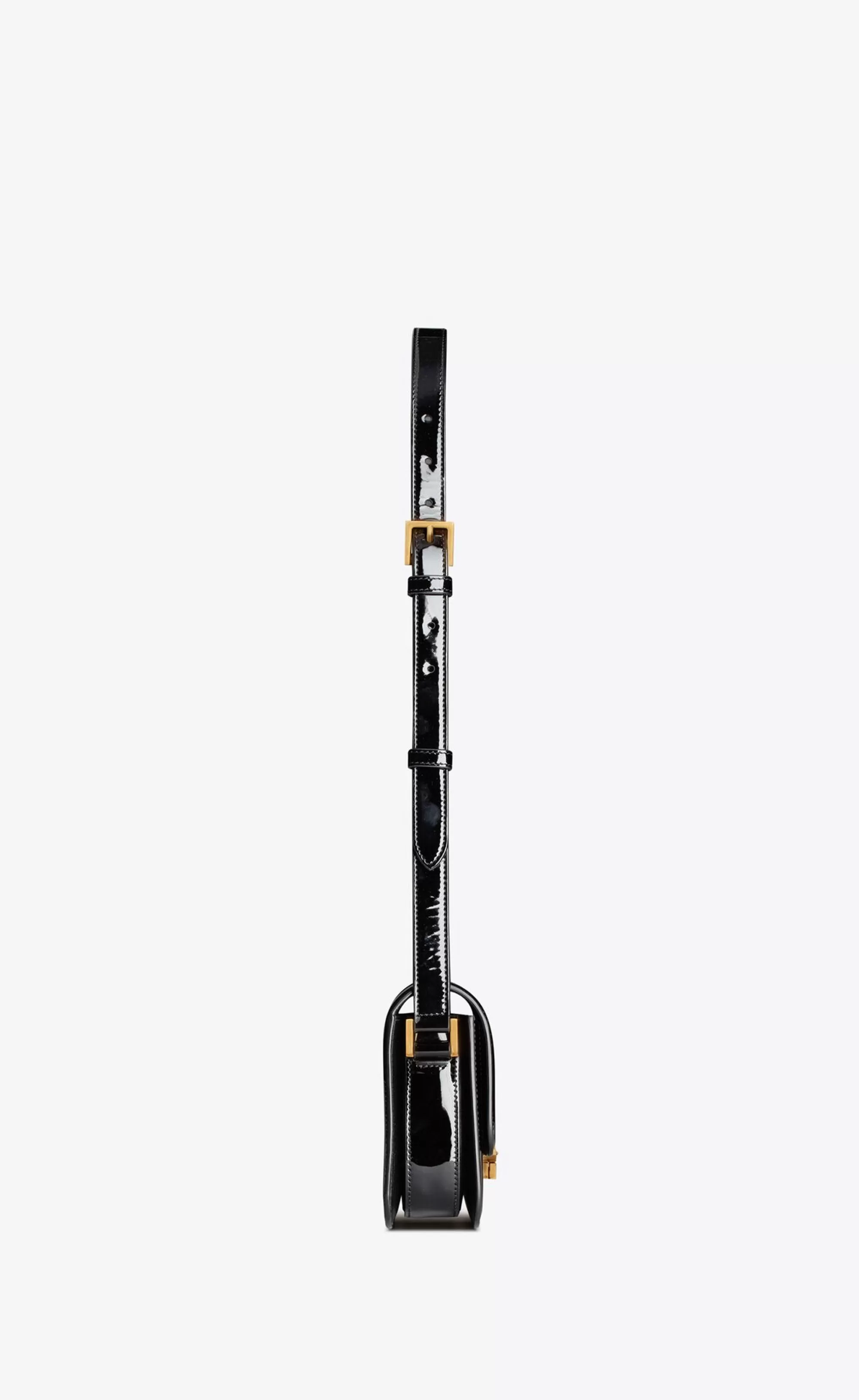 Women Saint Laurent SHOULDER BAGS^Solferino Small Satchel In Lacquered Patent Leather | | YSL.com