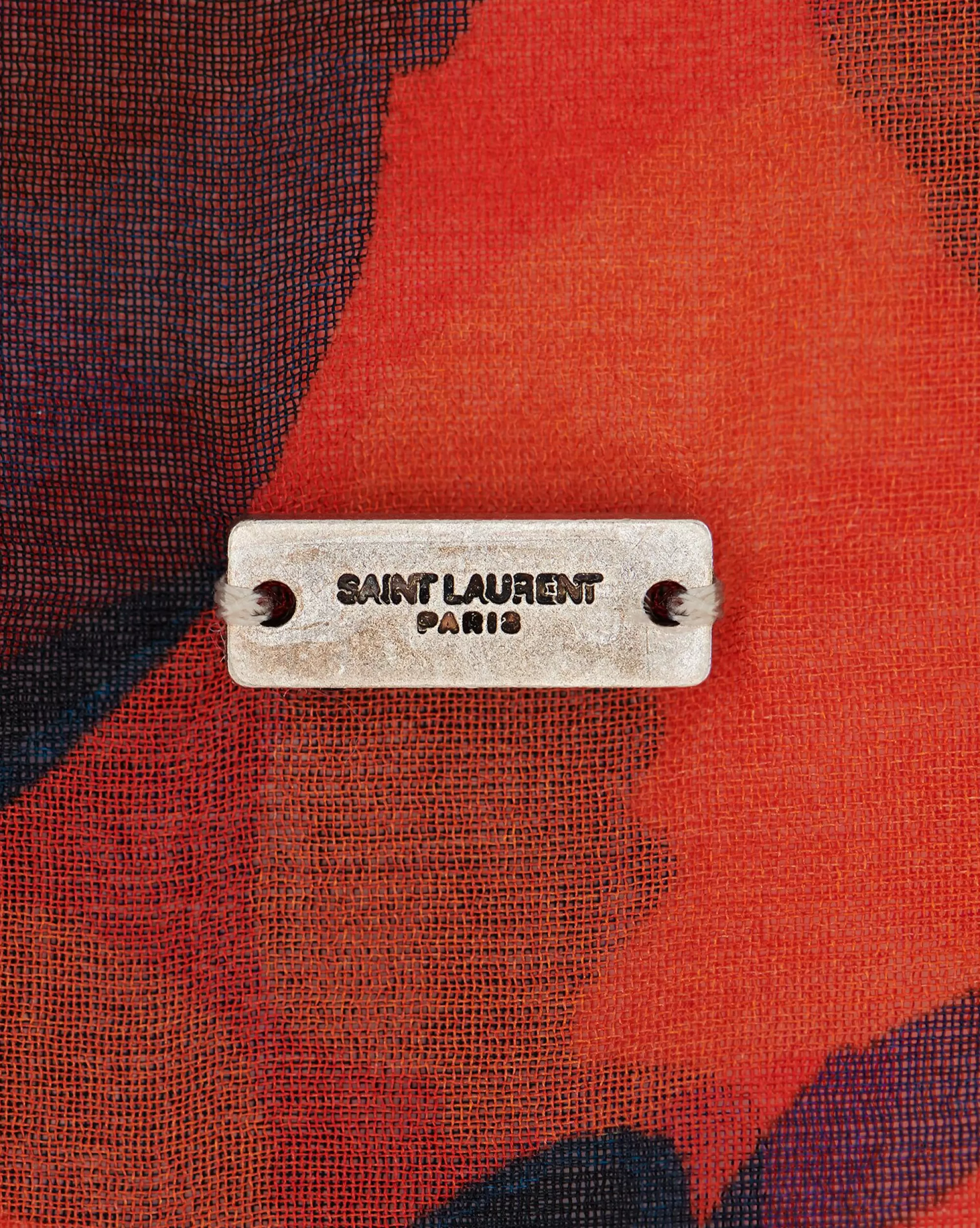 Women Saint Laurent SQUARE SCARVES^Square Scarf In Floral Silk Muslin | | YSL.com