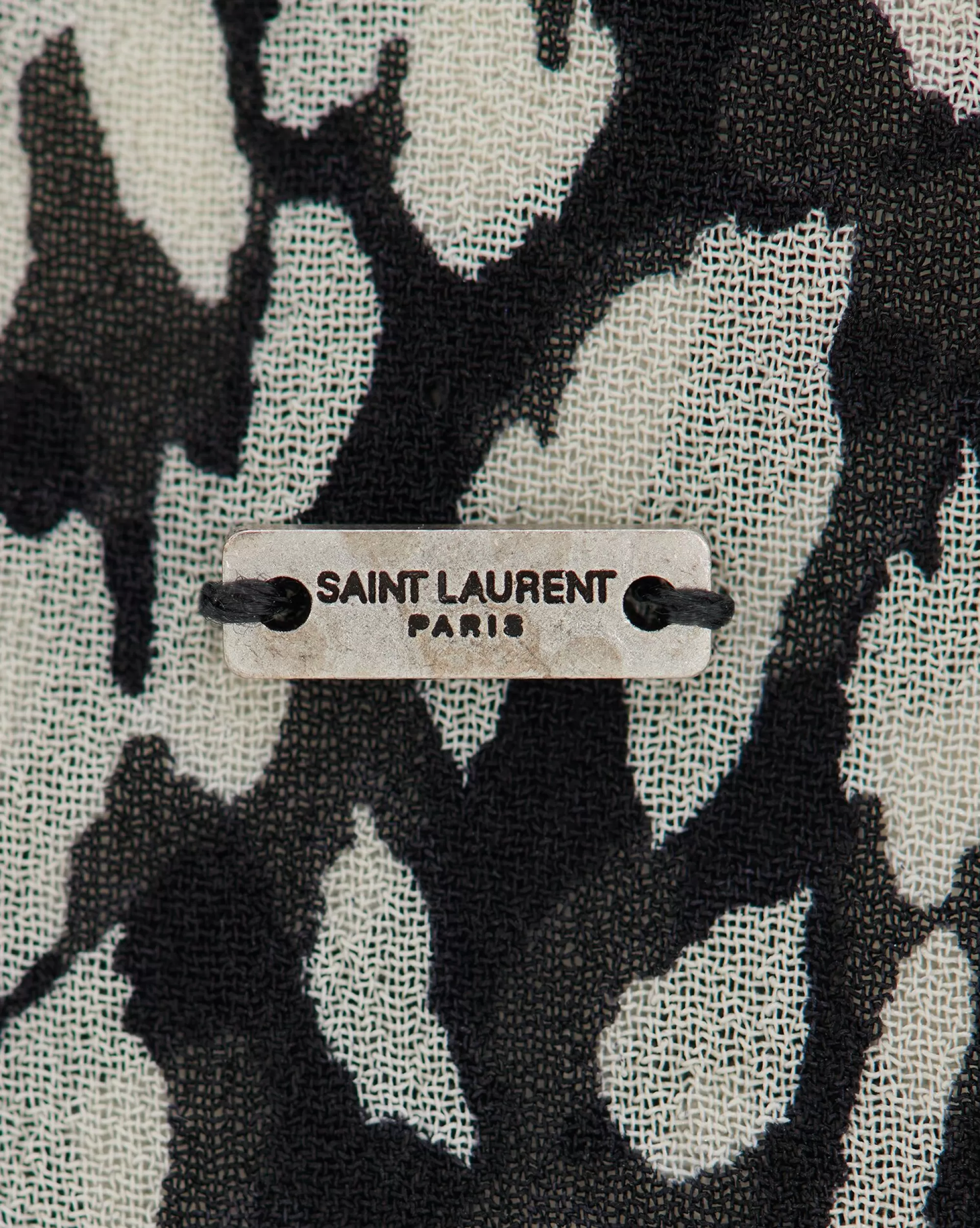 Women Saint Laurent TEXTILE ACCESSORIES | SQUARE SCARVES^Square Scarf In Mini Leopard Silk Georgette | | YSL.com