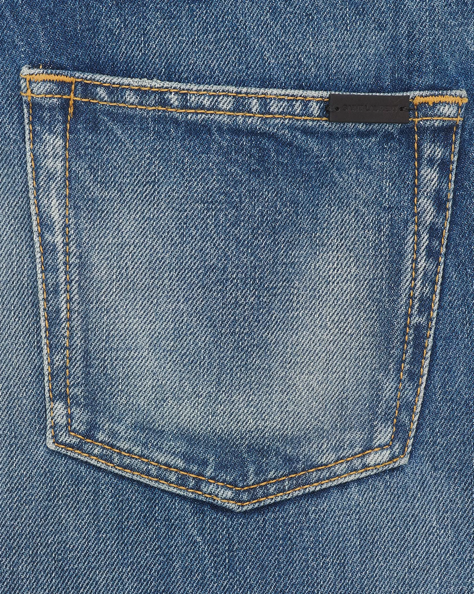 Saint Laurent ALL READY TO WEAR | DENIM^Straight-leg Jeans In Denim | | YSL.com