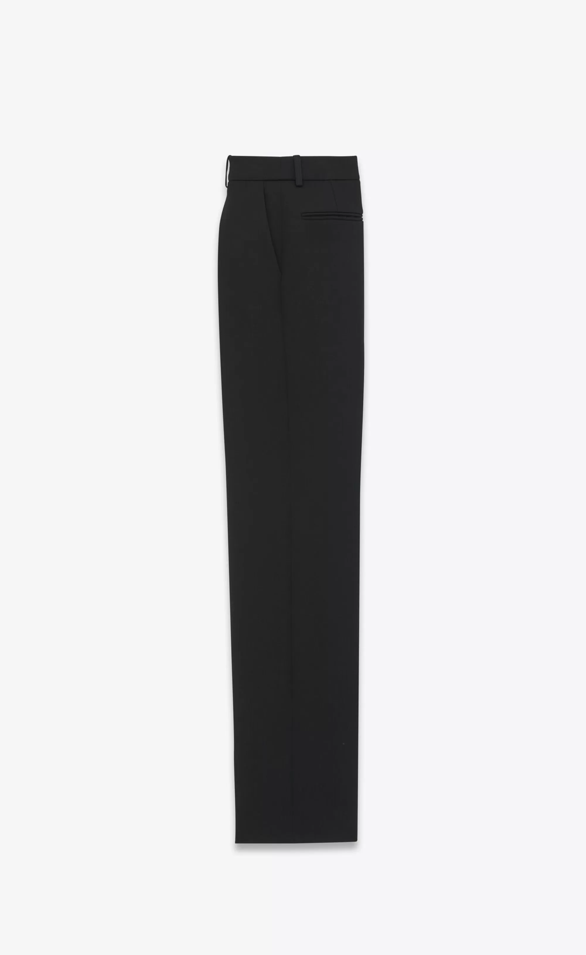 Women Saint Laurent SMOKING | JACKETS AND PANTS^Tailored Pants In GRAIN DE POUDRE | | YSL.com