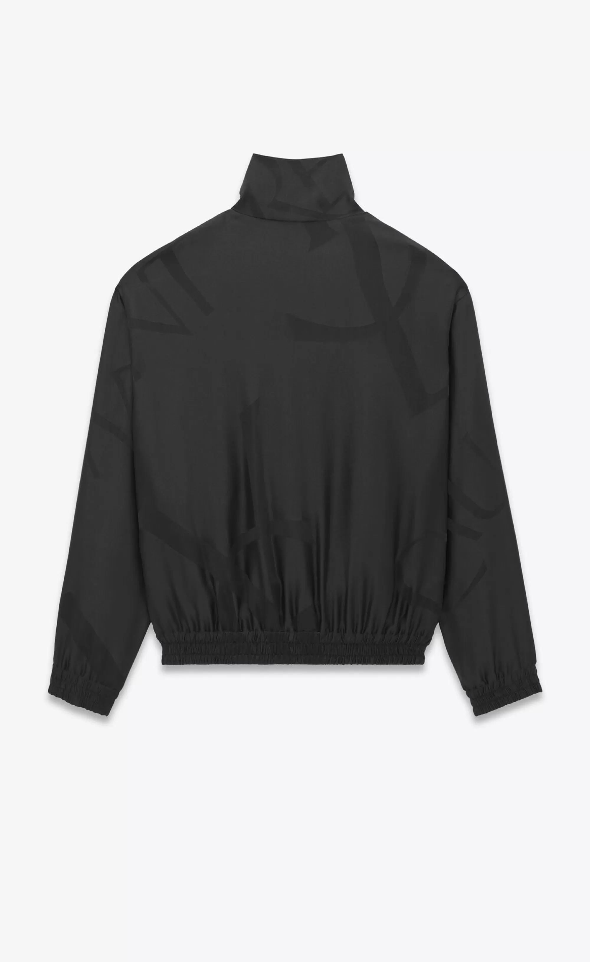 Saint Laurent ALL READY TO WEAR | OUTERWEAR^Teddy Jacket In Oversized CASSANDRE Silk Twill | | YSL.com