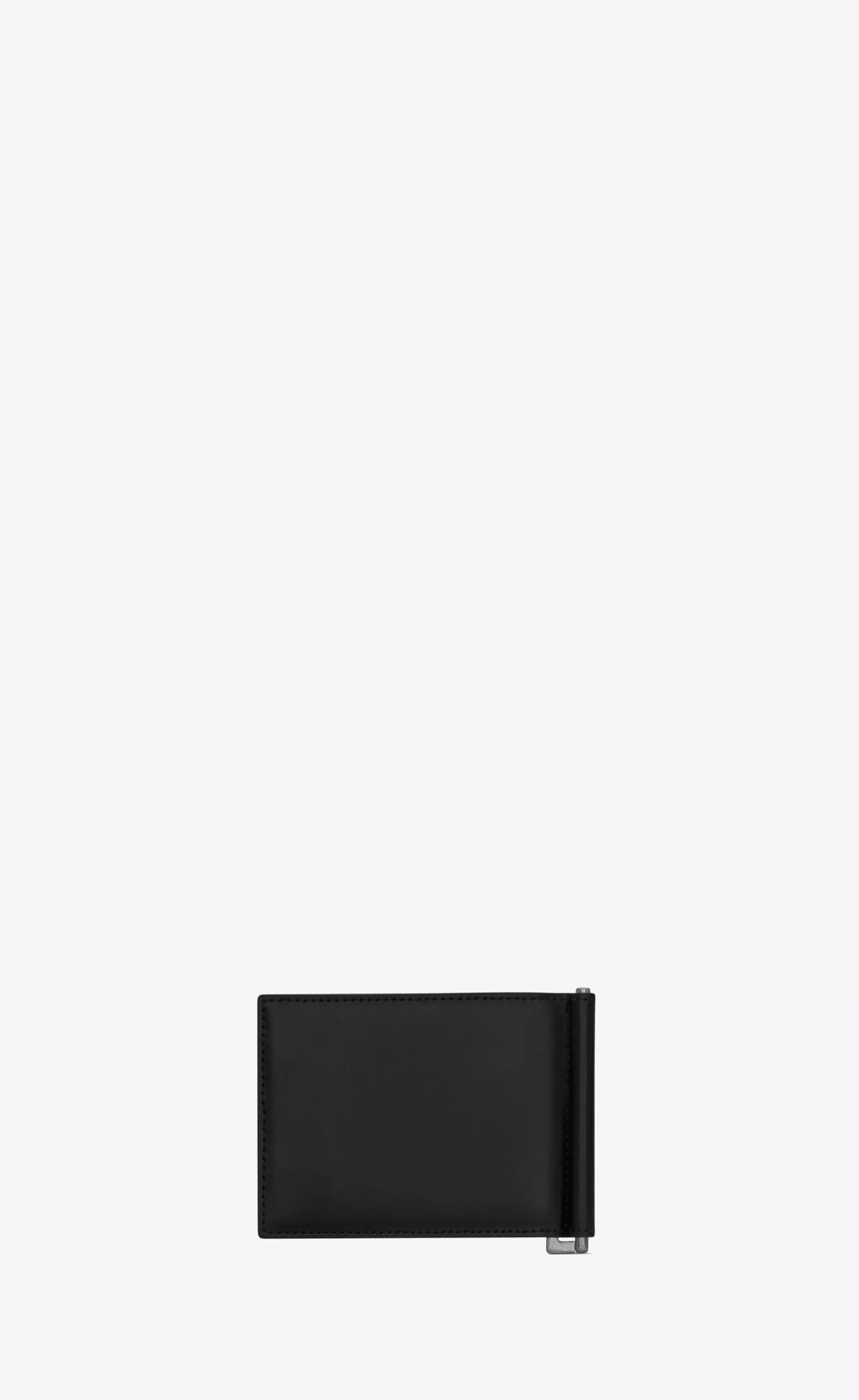 Saint Laurent WALLETS^TINY CASSANDRE Bill Clip Wallet In Matte Leather | | YSL.com