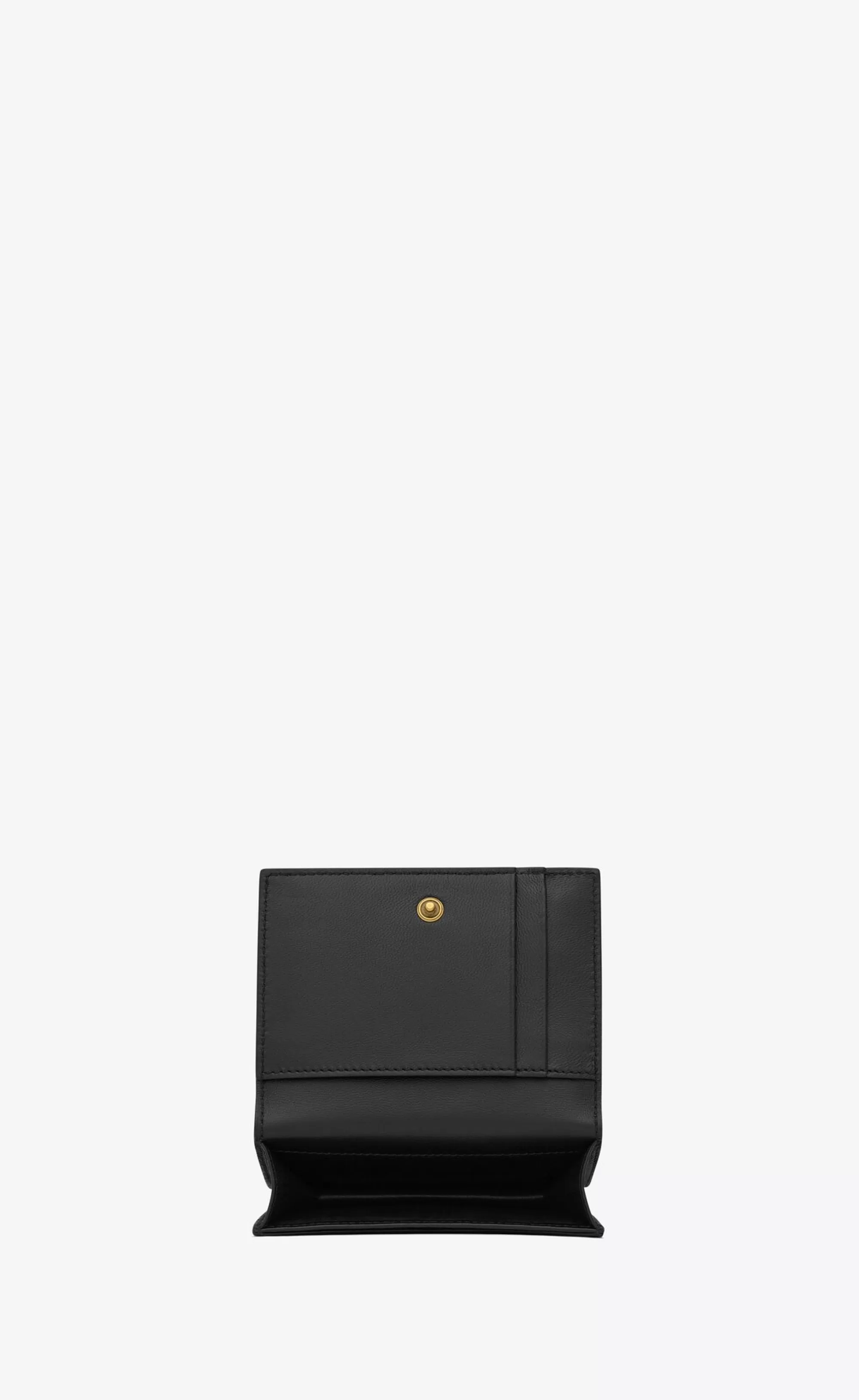 Saint Laurent CARD CASES^TINY CASSANDRE BUSINESS CARD CASE IN CROCODILE-EMBOSSED LEATHER | | YSL.com